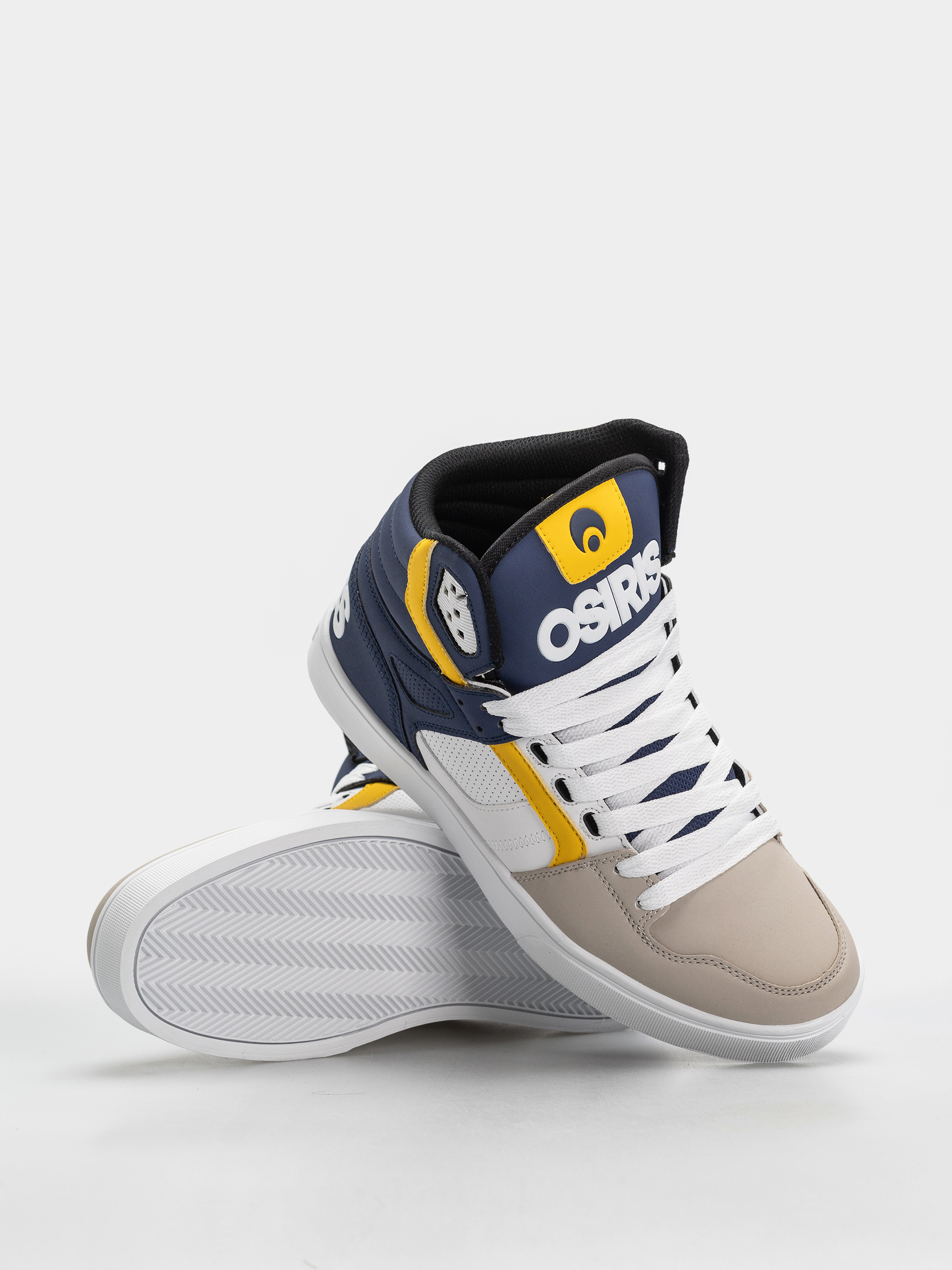 Osiris Clone Cipők (white/navy/tan)