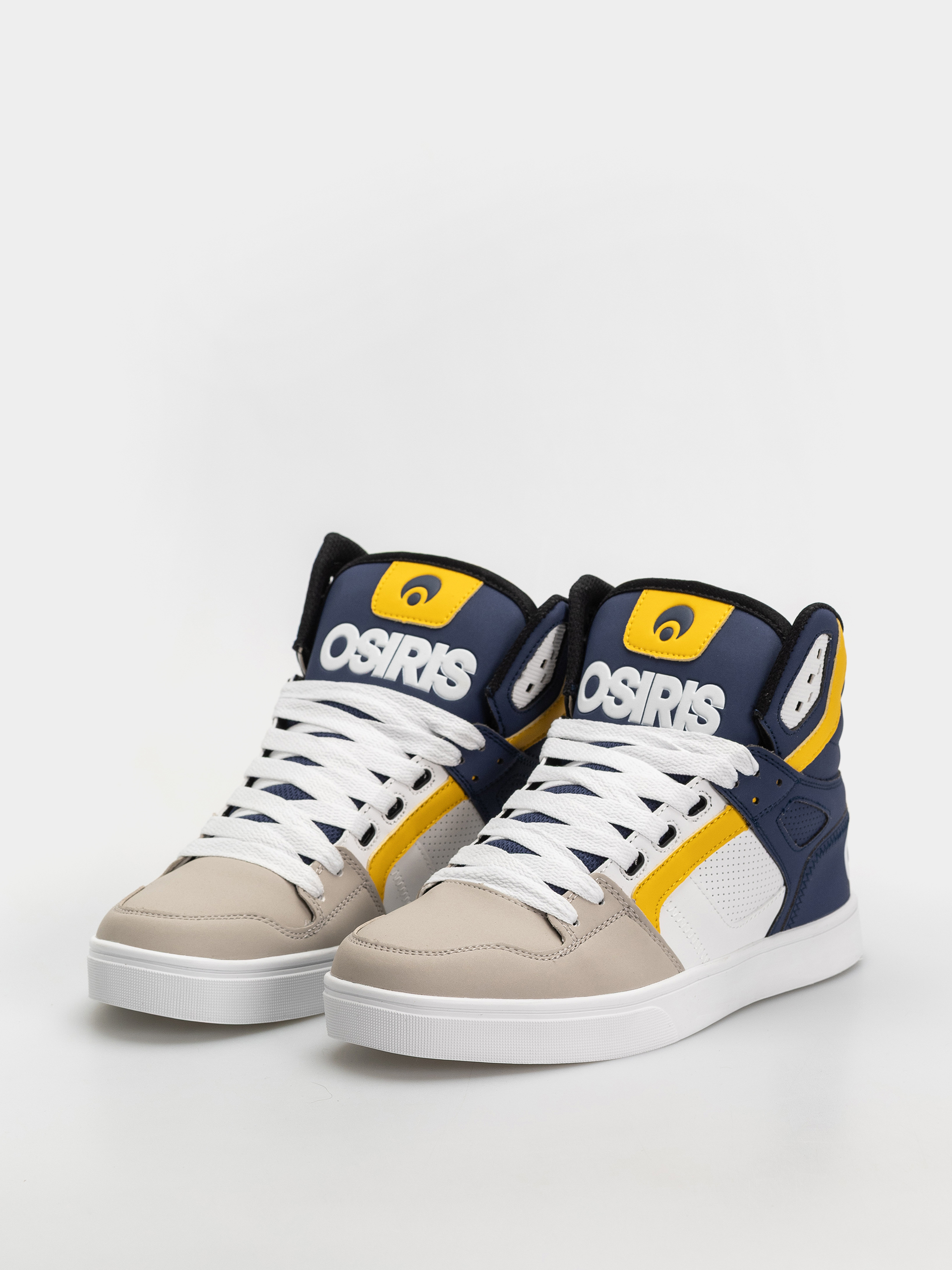 Osiris Clone Cipők (white/navy/tan)