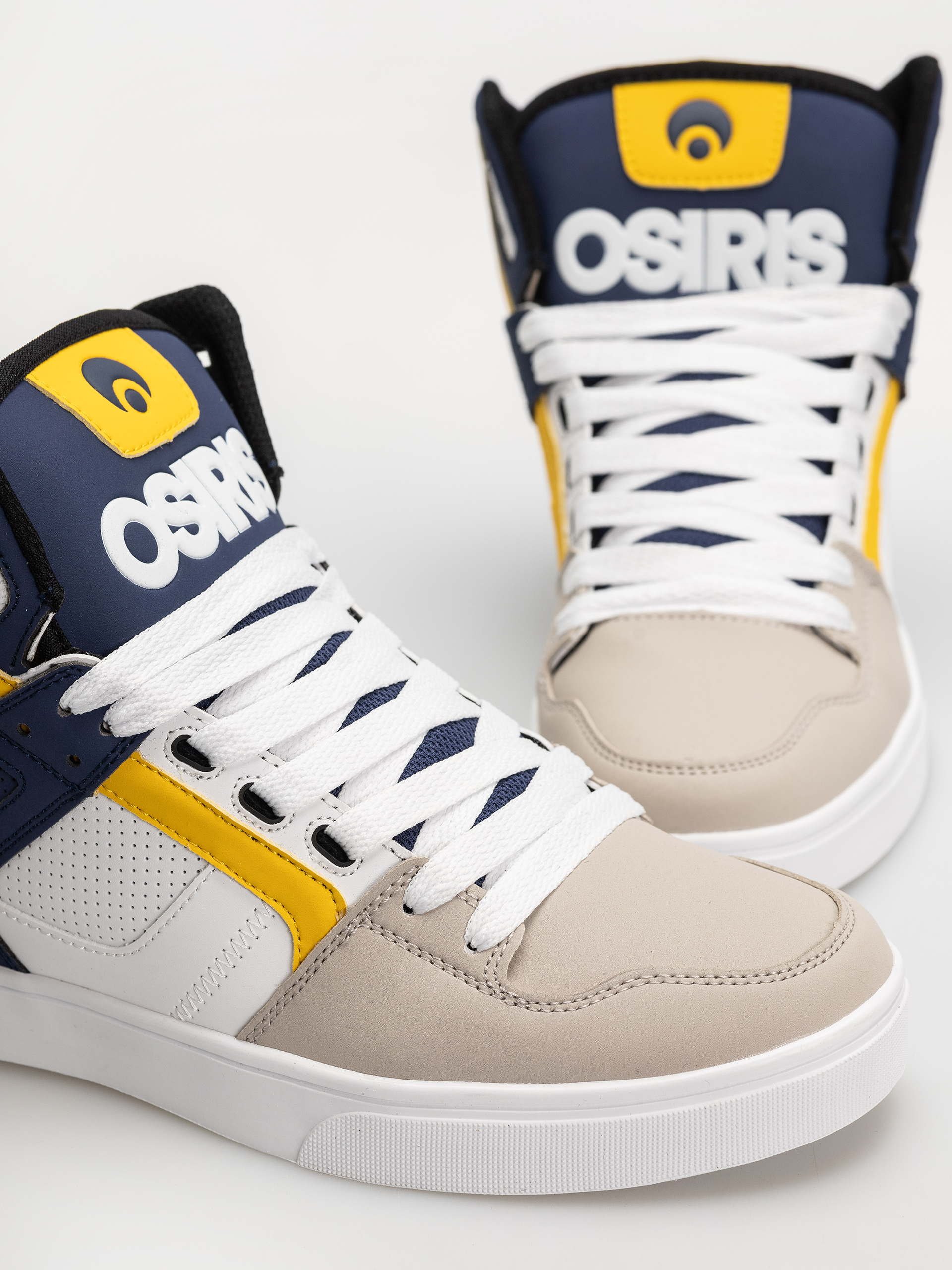 Osiris Clone Cipők (white/navy/tan)