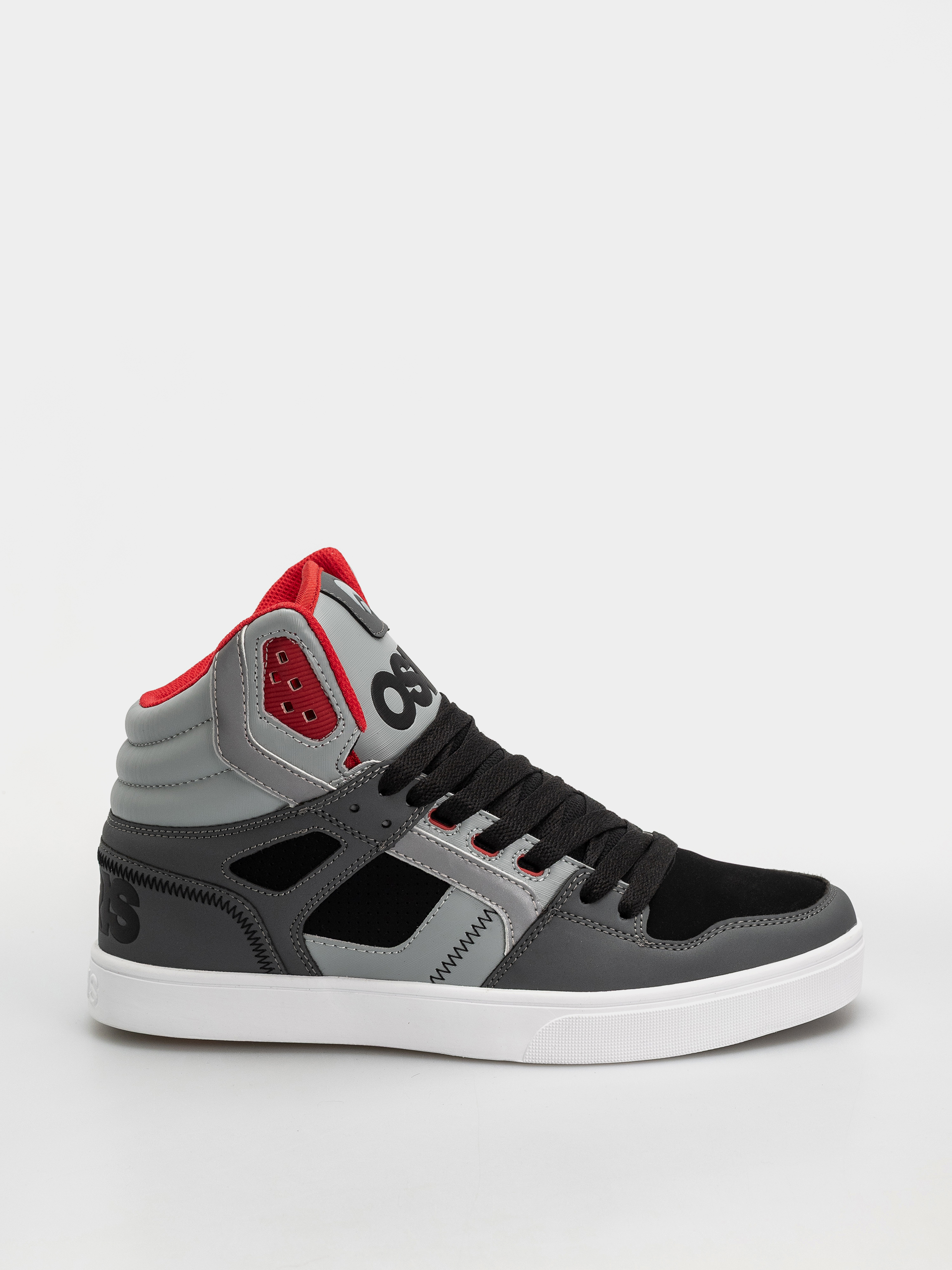 Osiris Clone Cipők (black/grey/red)