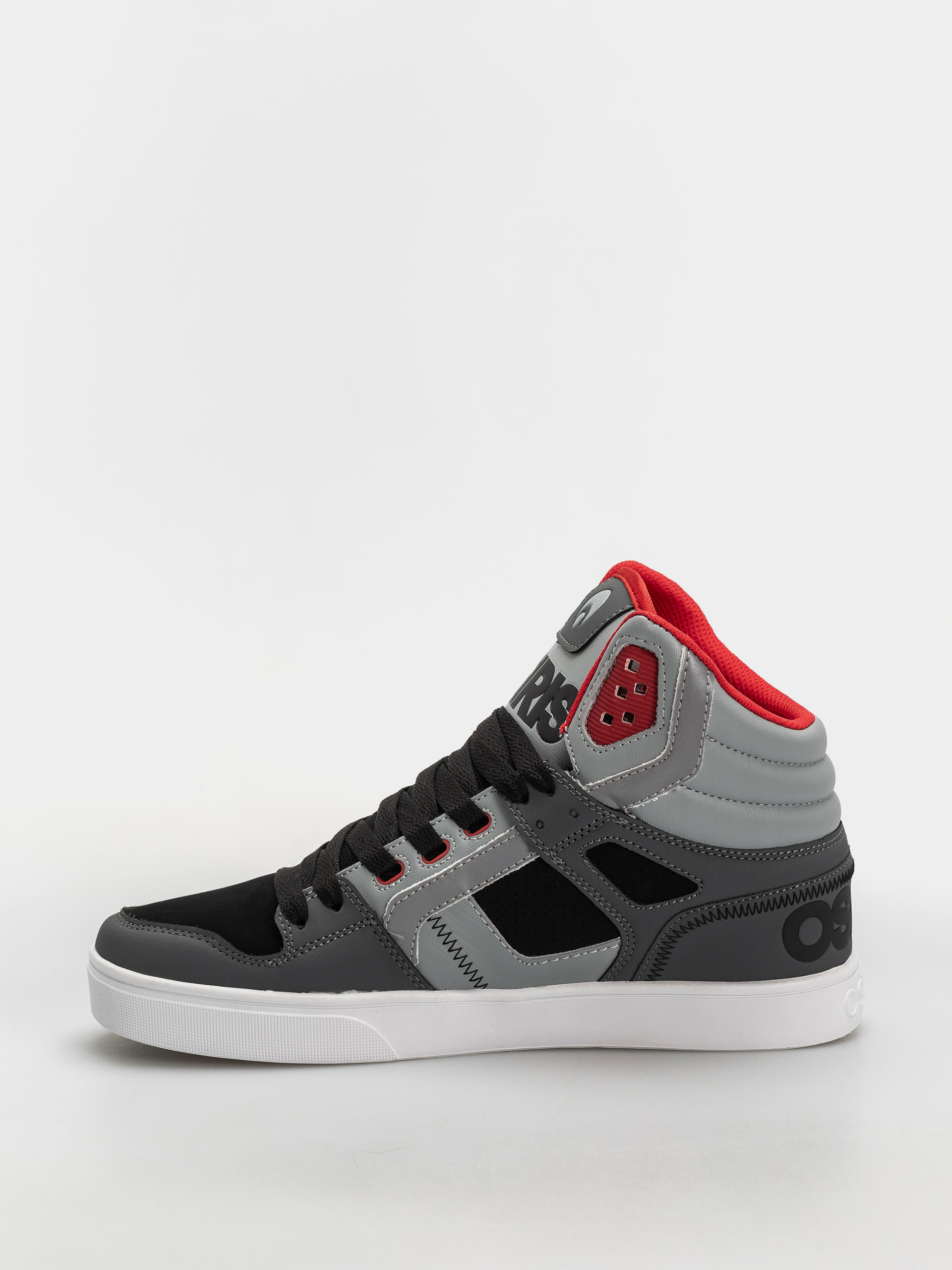 Osiris Clone Cipők (black/grey/red)