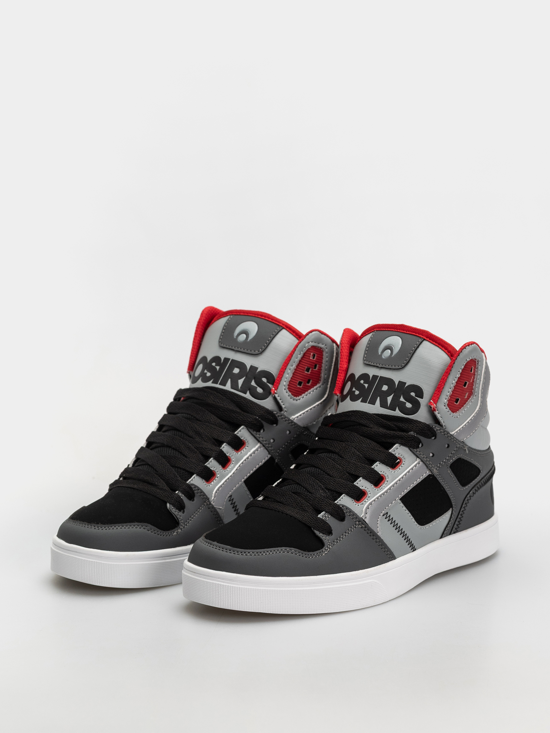 Osiris Clone Cipők (black/grey/red)