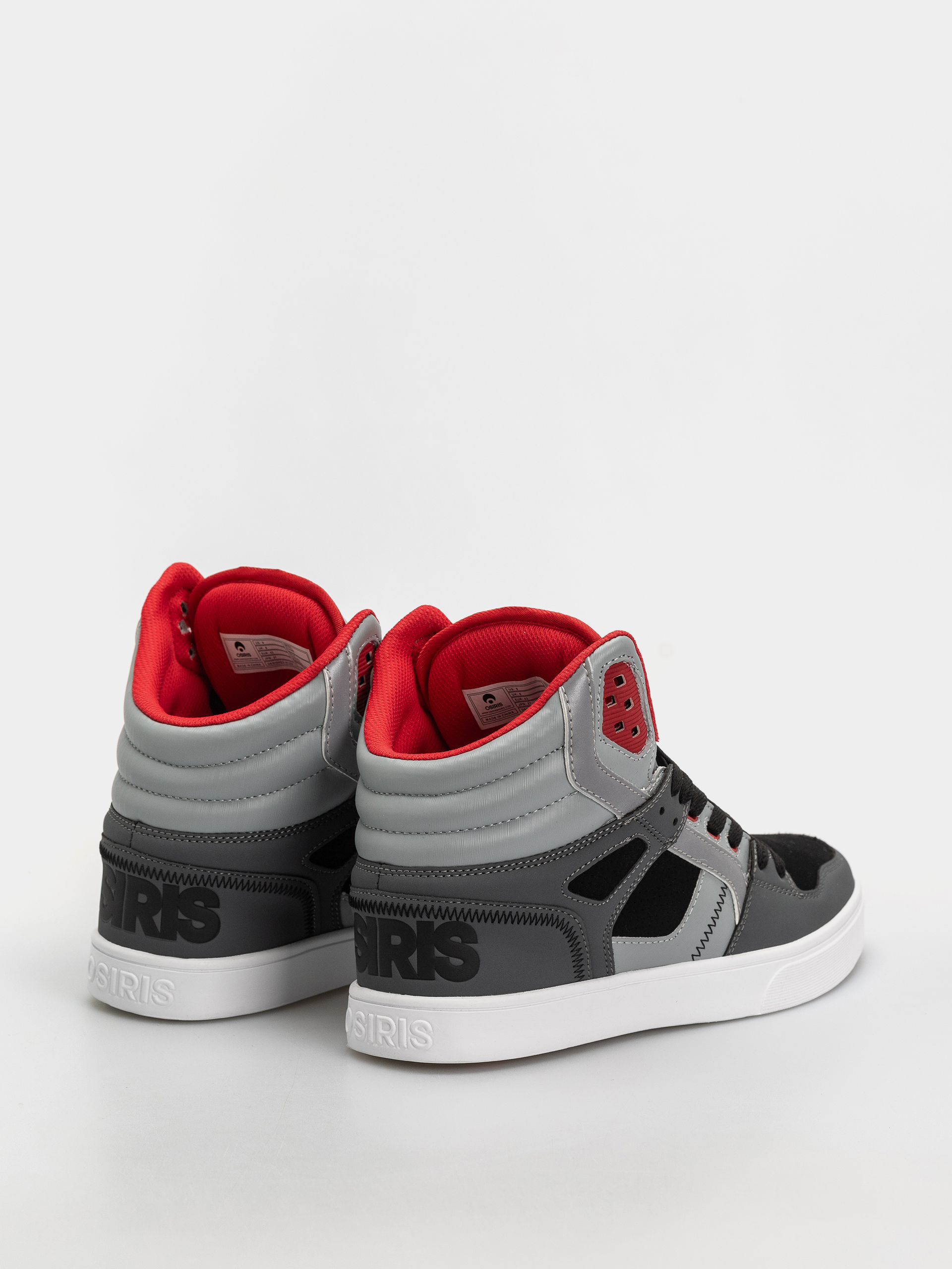 Osiris Clone Cipők (black/grey/red)