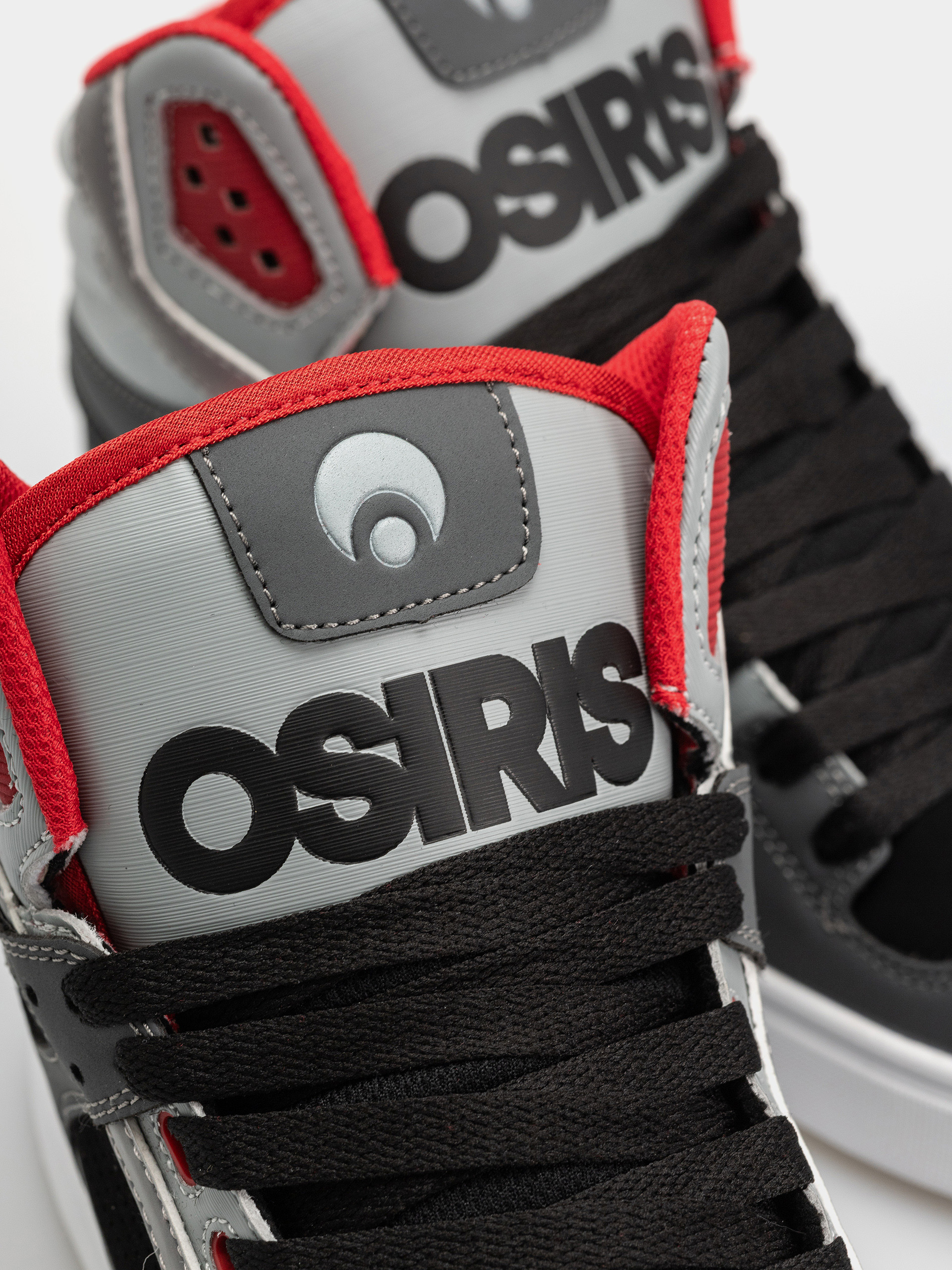 Osiris Clone Cipők (black/grey/red)