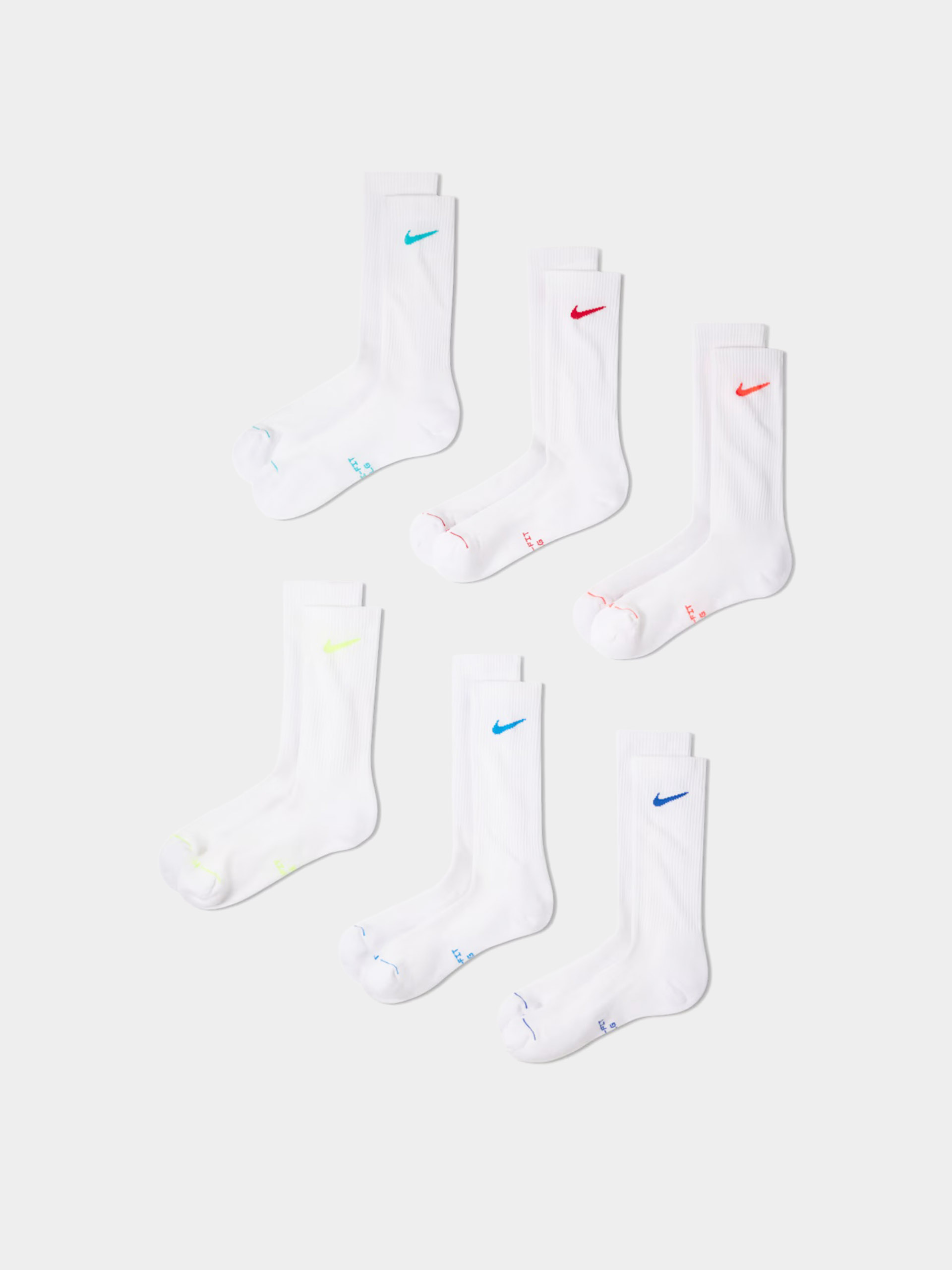 Zokni Nike SB Everyday Elevated Crew 6p (multi/color)
