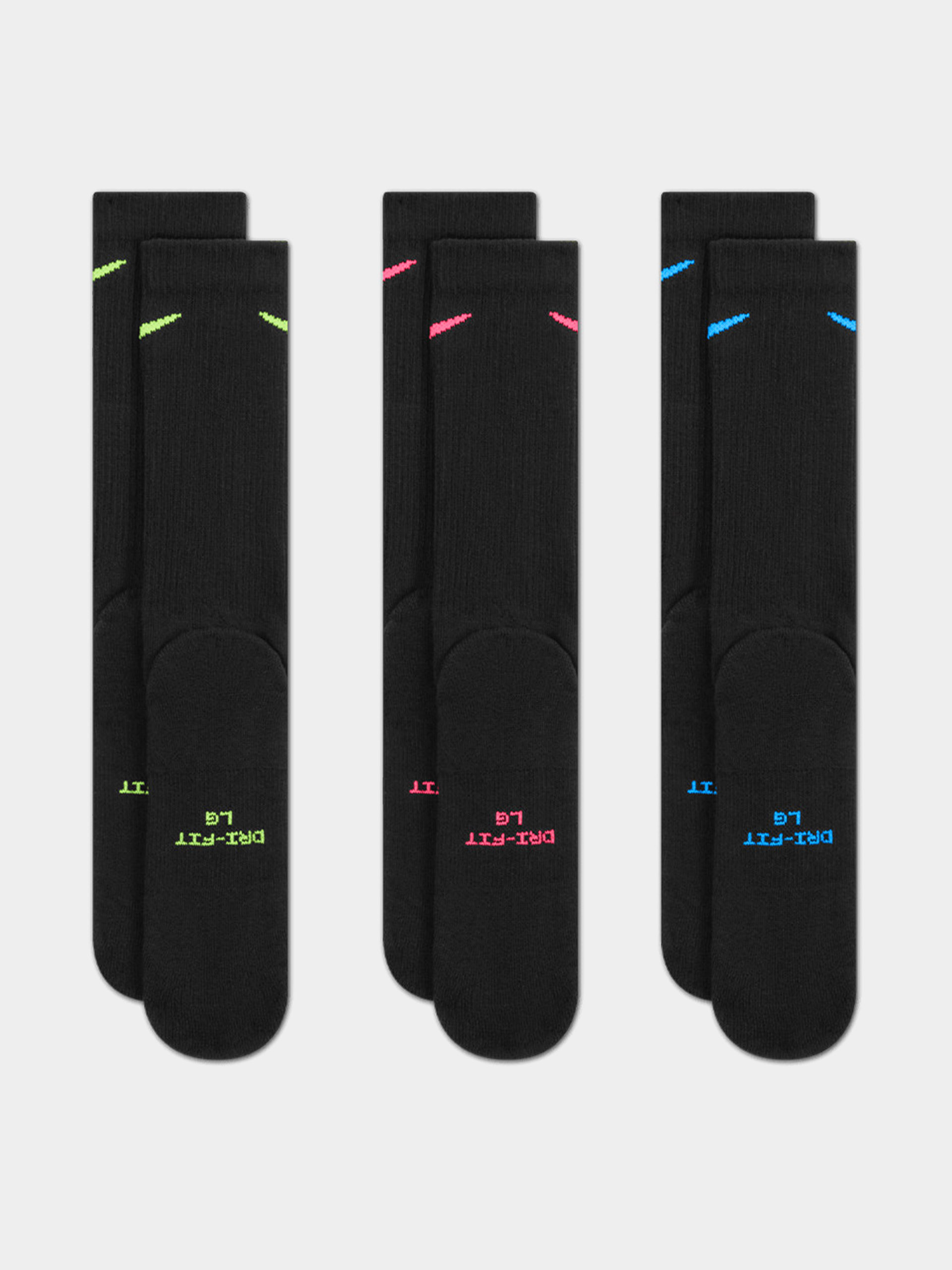 Zokni Nike SB Everyday Elevated Crew 3p (multi/color)