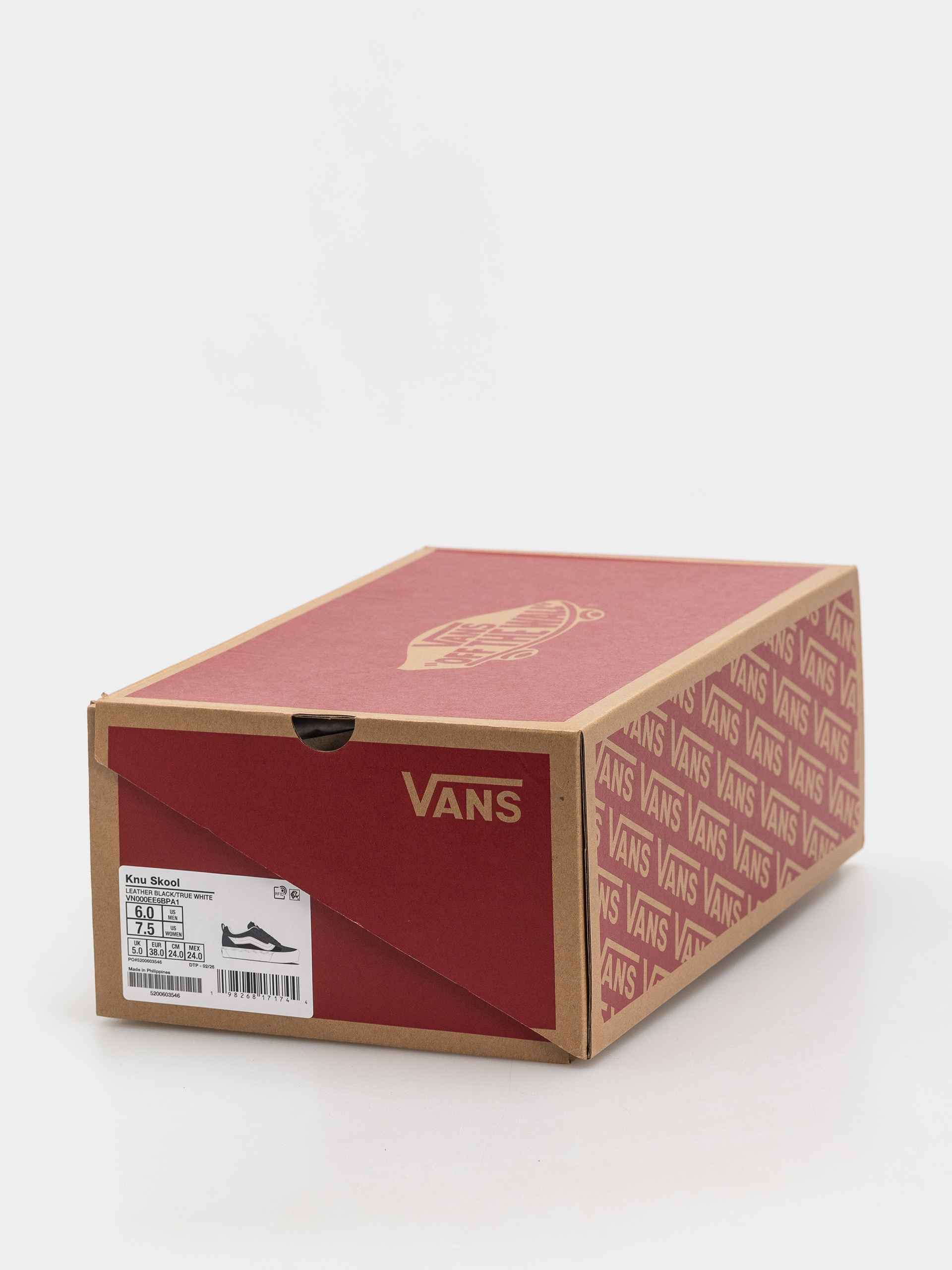 Vans Knu Skool Cipők (black/true whit)