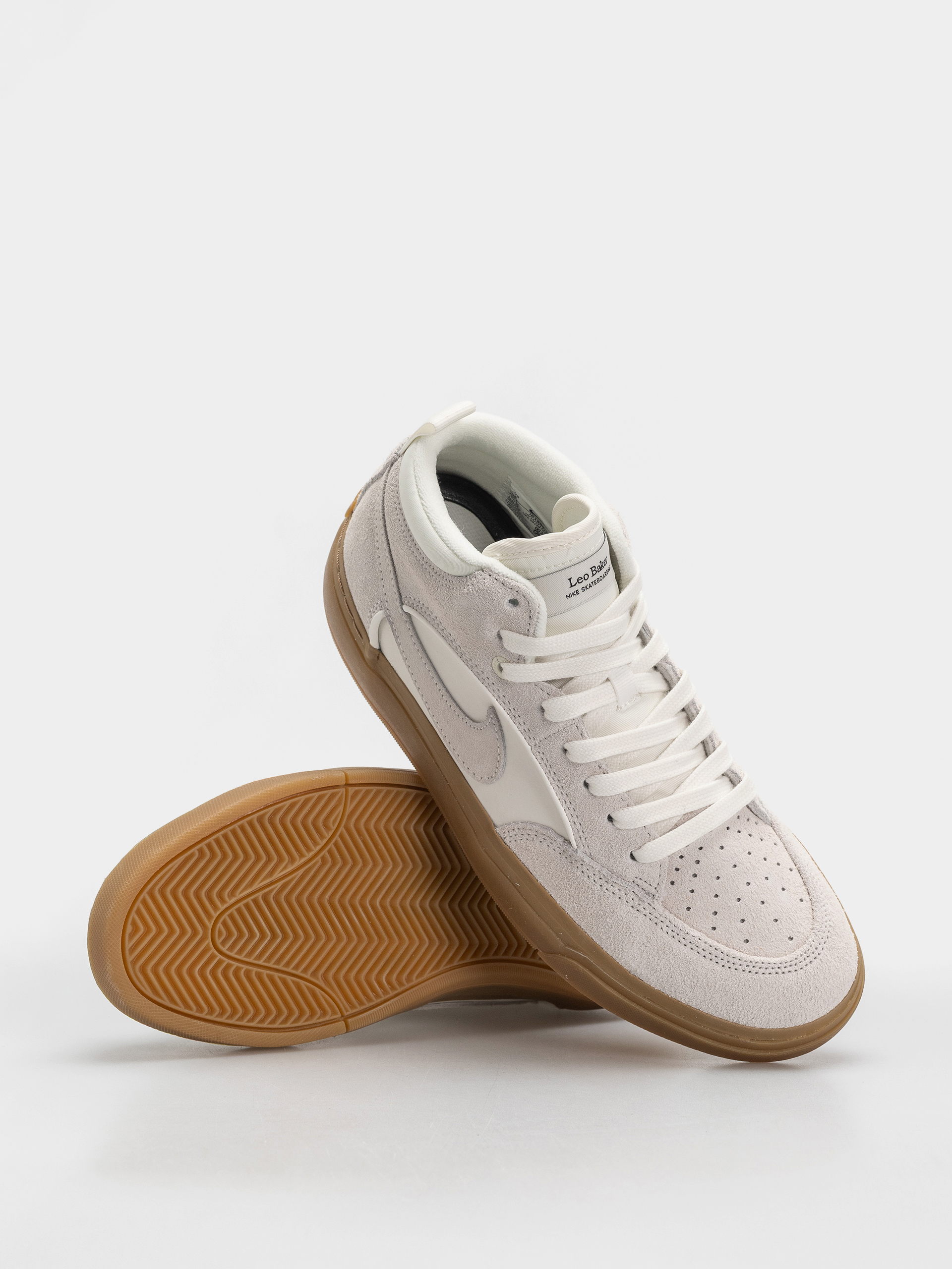 Nike SB React Leo Cipők (sail/sail/sail/gum light brown)