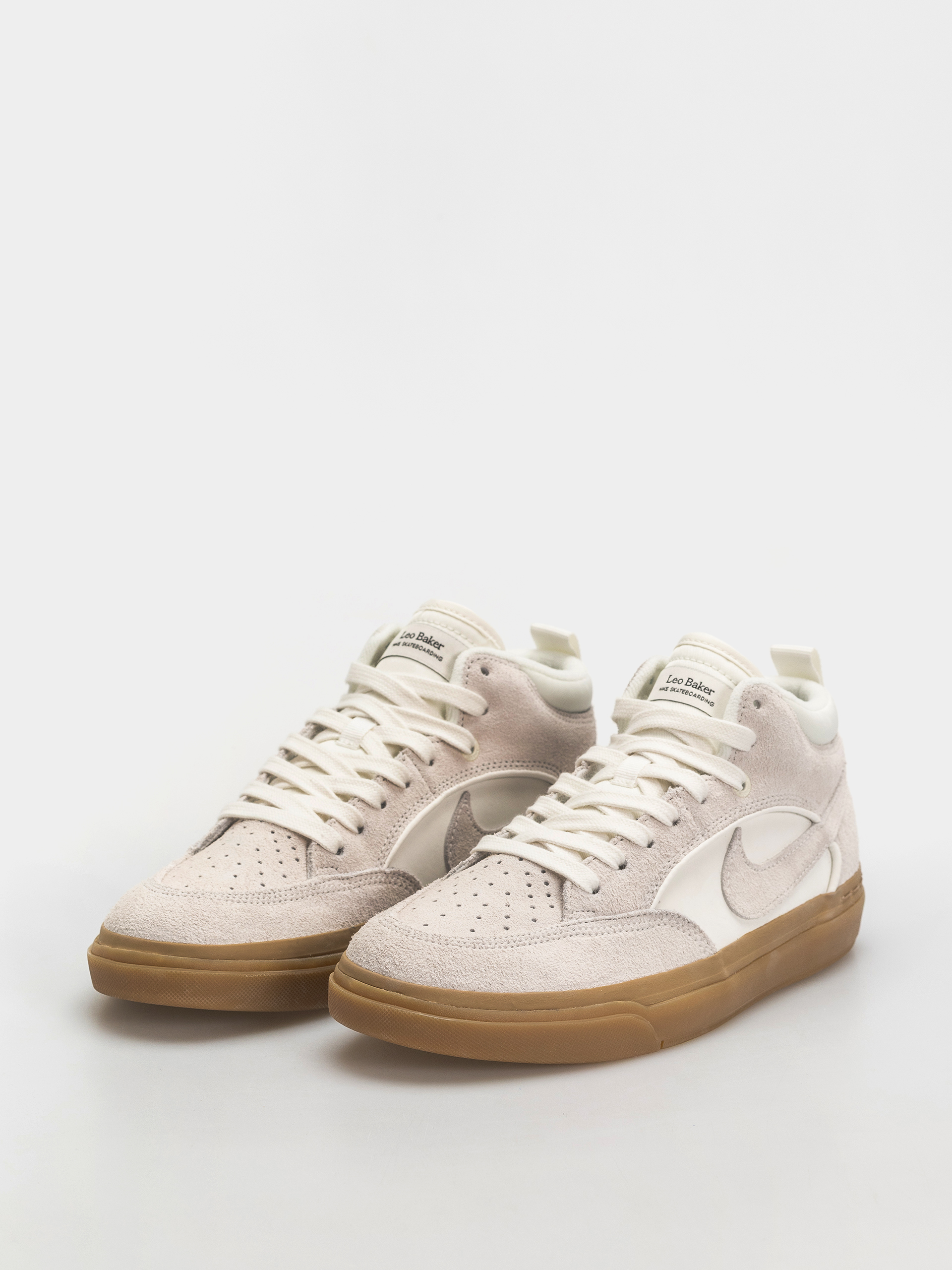 Nike SB React Leo Cipők (sail/sail/sail/gum light brown)