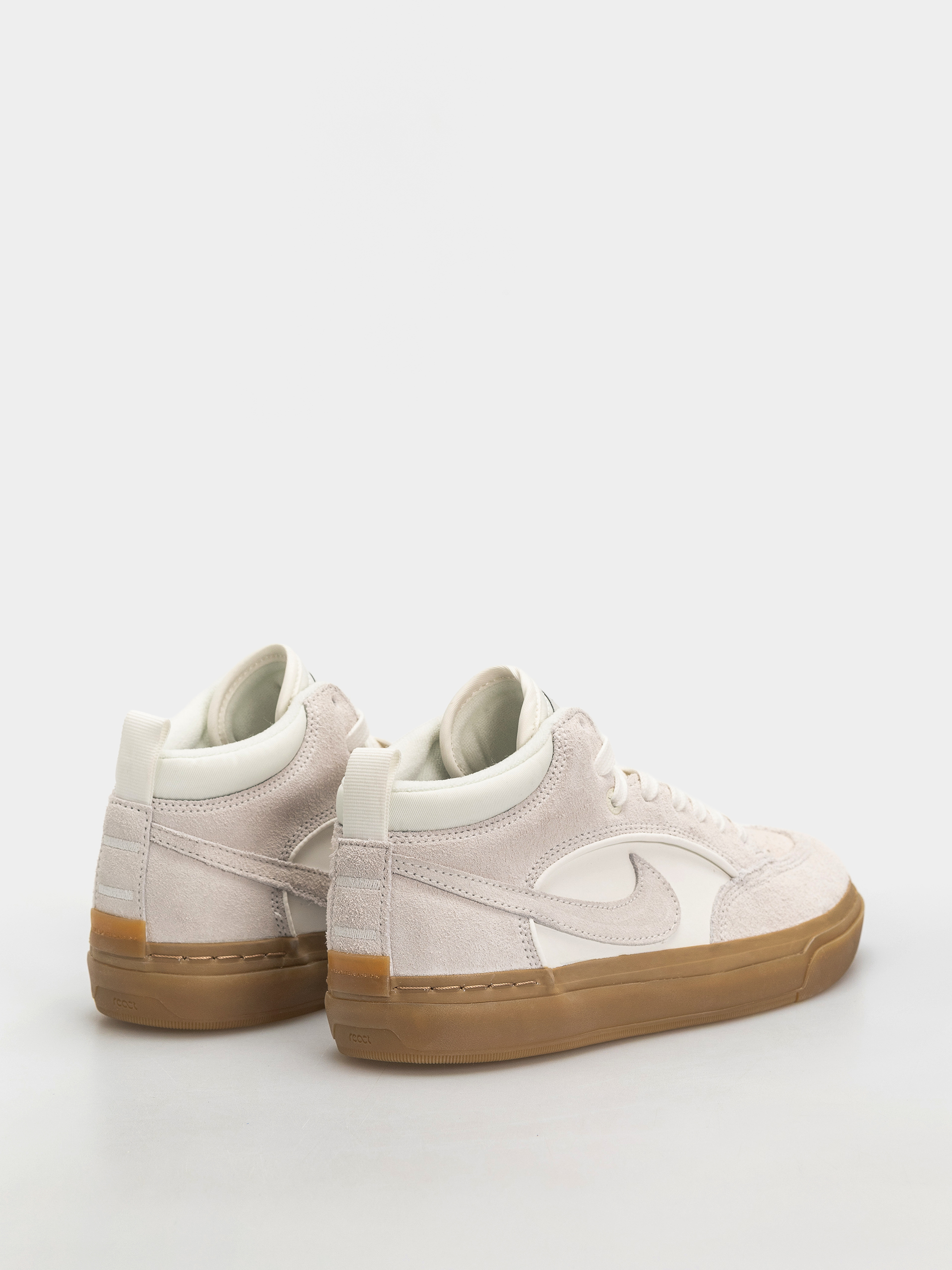 Nike SB React Leo Cipők (sail/sail/sail/gum light brown)