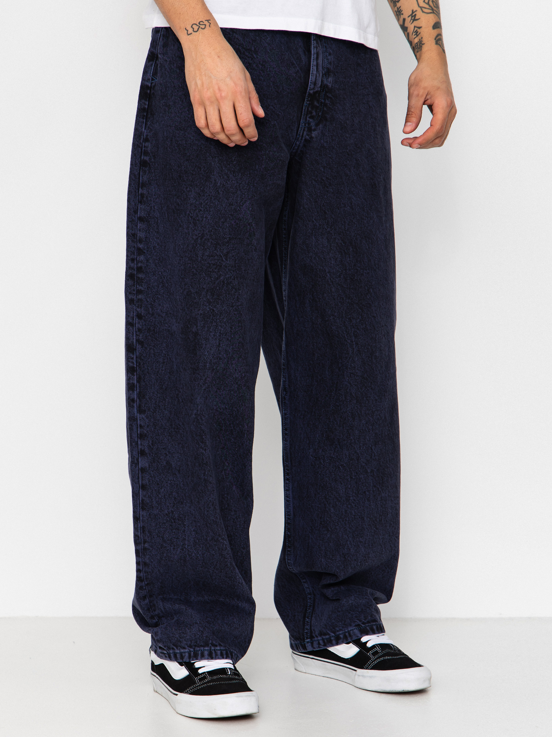 Vans Check 5 Baggy Acid Overdyed Denim Kisnadrág (deep indigo)