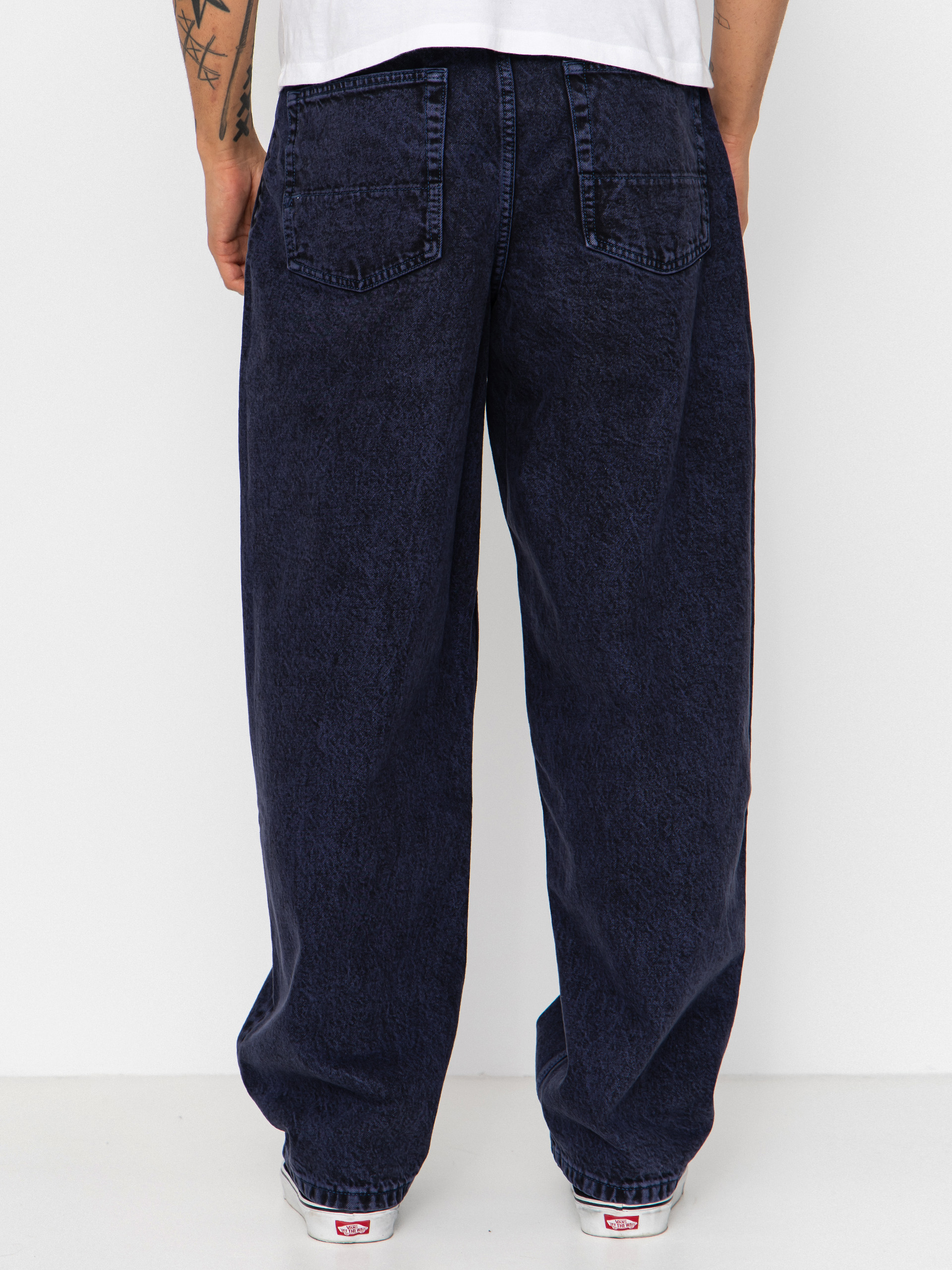 Vans Check 5 Baggy Acid Overdyed Denim Kisnadrág (deep indigo)