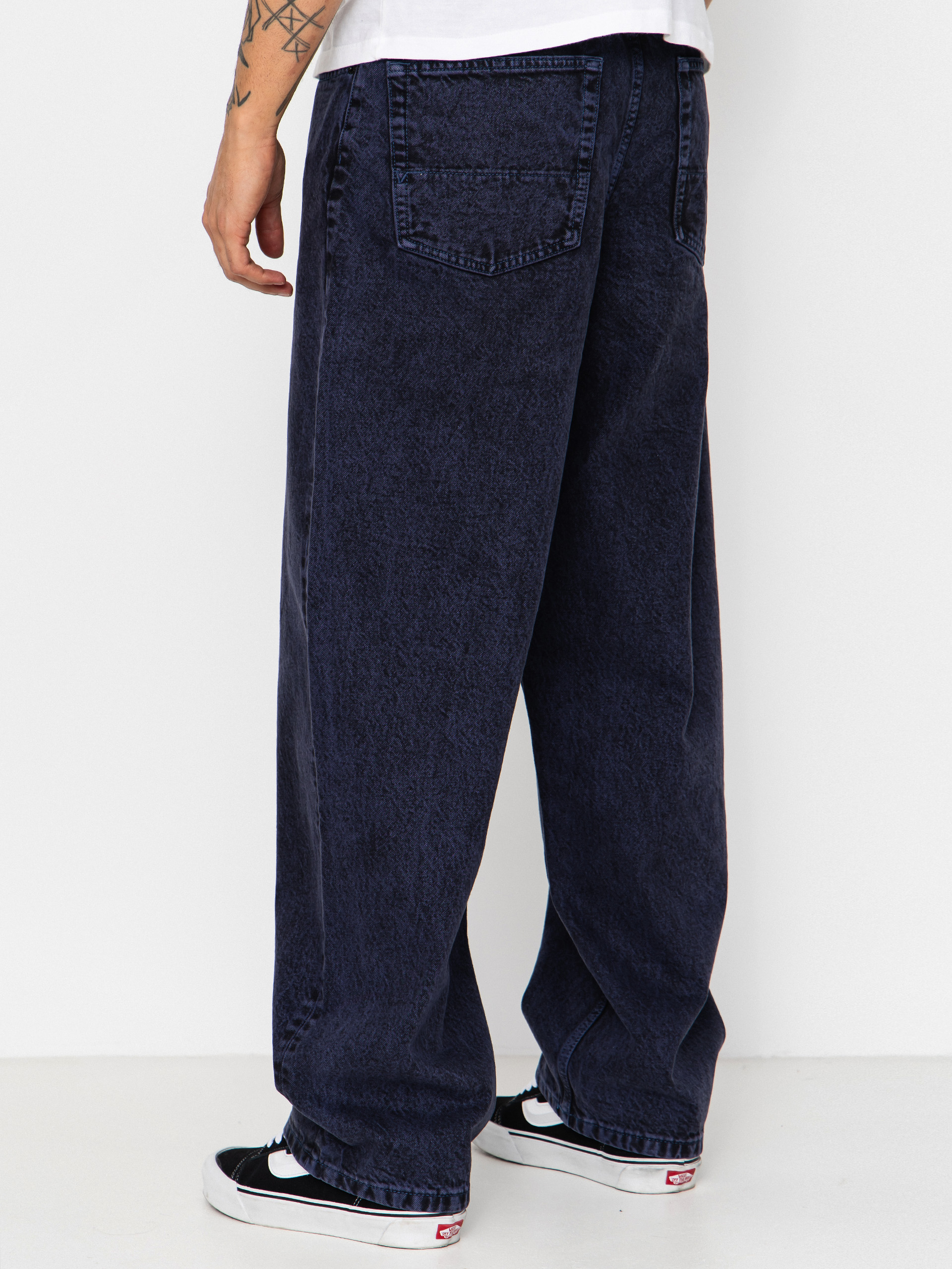 Vans Check 5 Baggy Acid Overdyed Denim Kisnadrág (deep indigo)