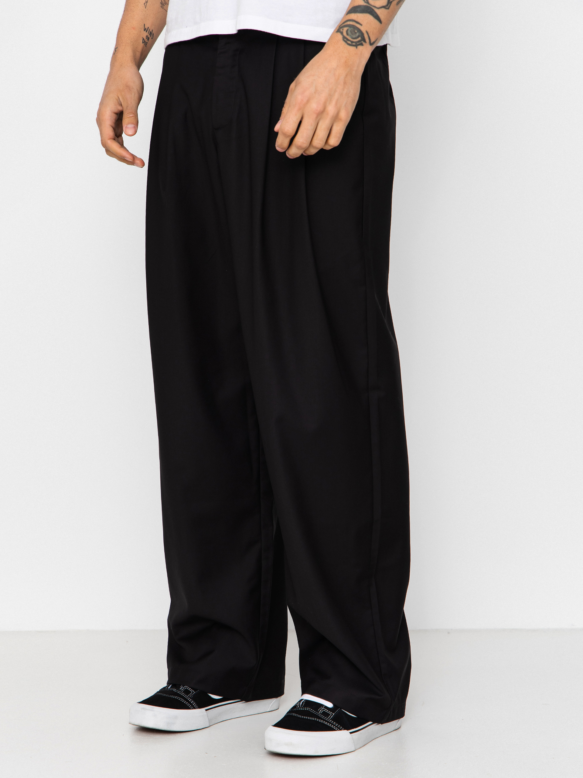 Wasted Paris Pleated Kisnadrág (black)
