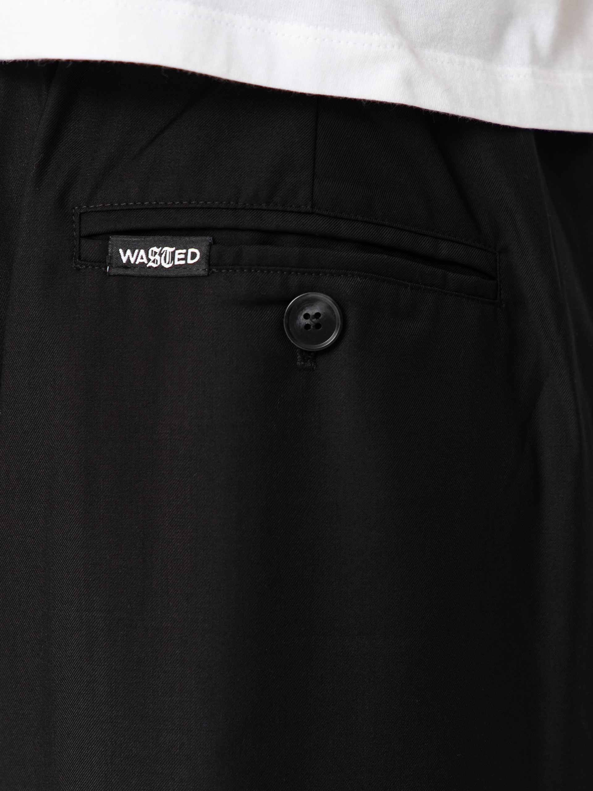 Wasted Paris Pleated Kisnadrág (black)