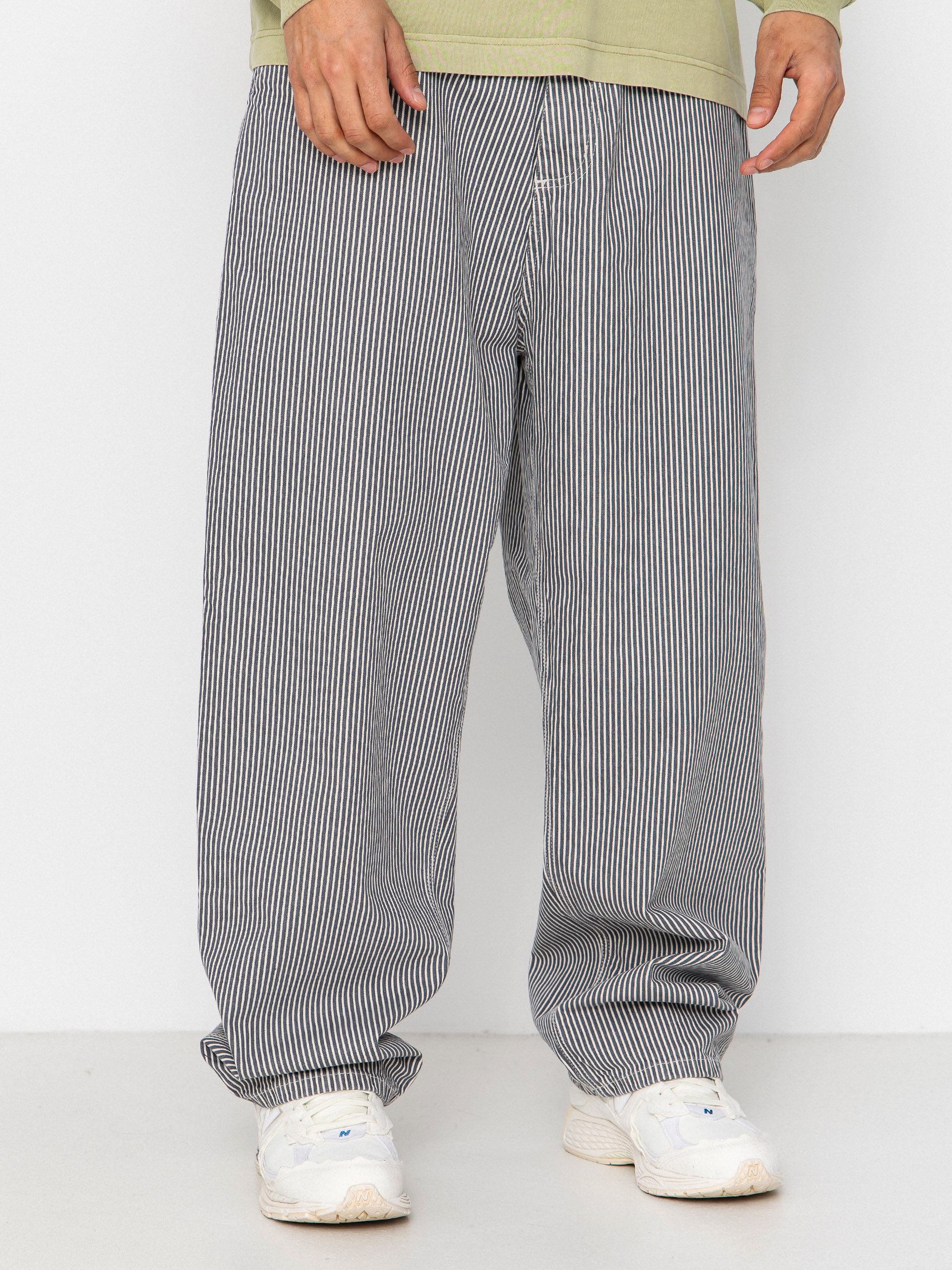Carhartt WIP Mercer Single Knee Kisnadrág (mercer stripe/graphite/wax)