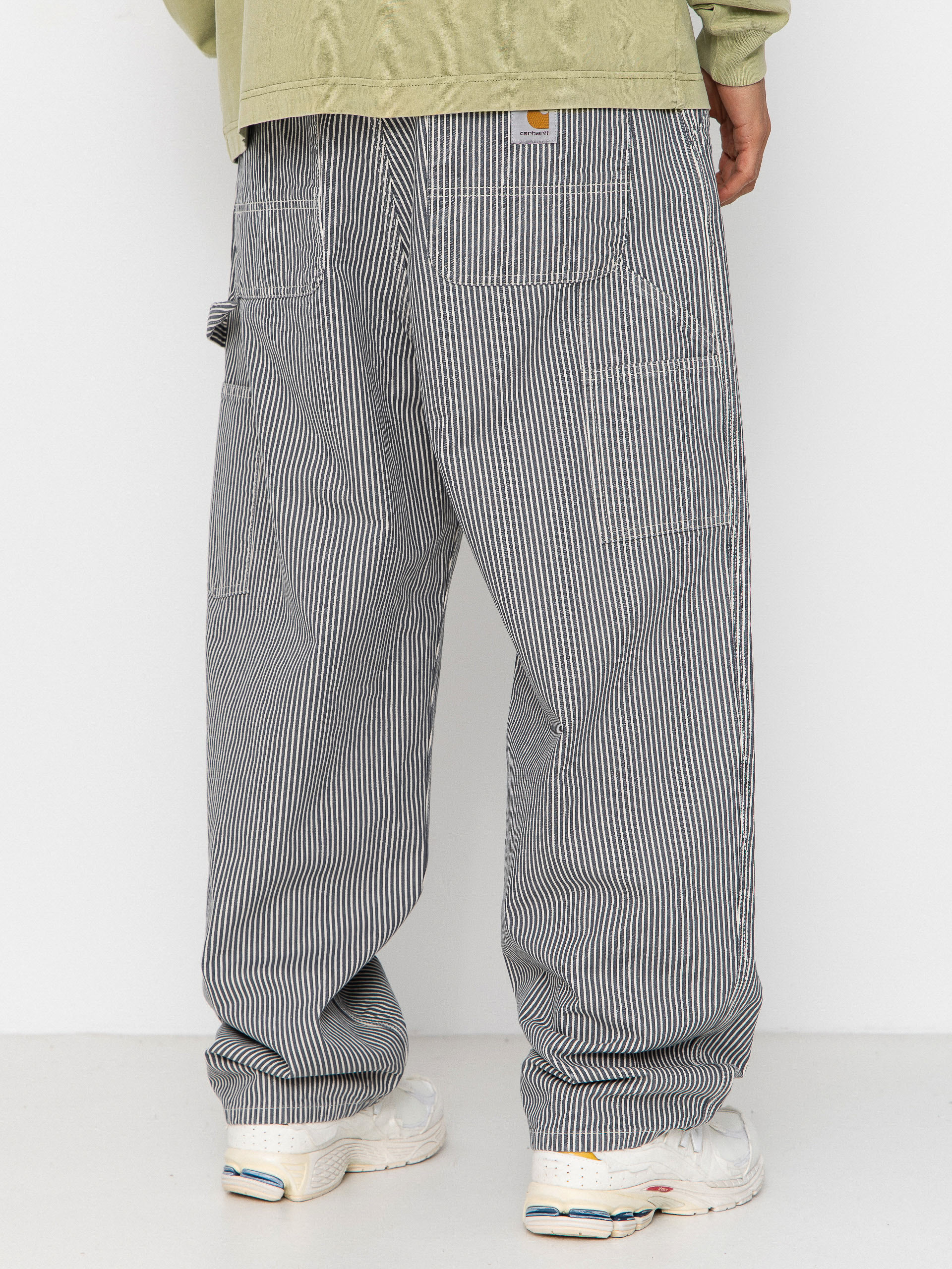 Carhartt WIP Mercer Single Knee Kisnadrág (mercer stripe/graphite/wax)