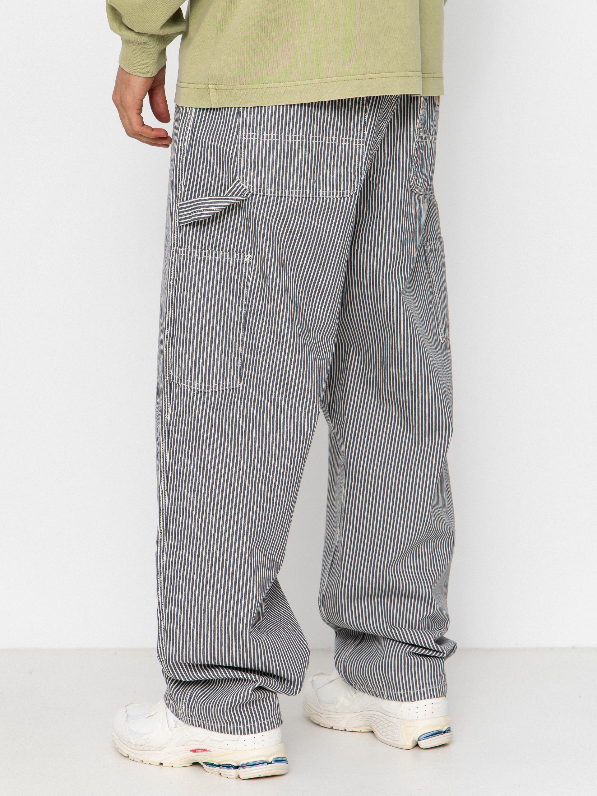 Carhartt WIP Mercer Single Knee Kisnadrág (mercer stripe/graphite/wax)