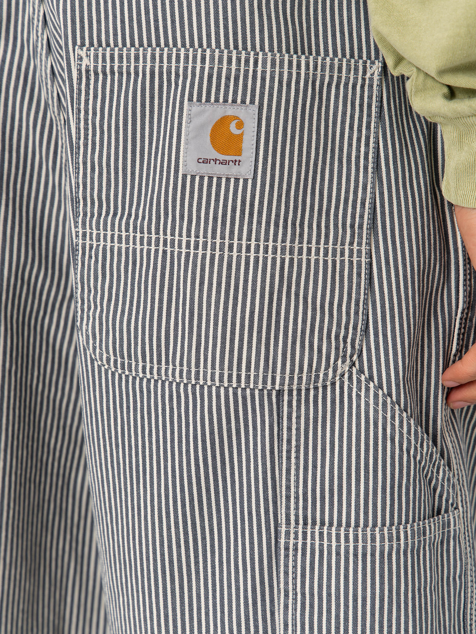 Carhartt WIP Mercer Single Knee Kisnadrág (mercer stripe/graphite/wax)