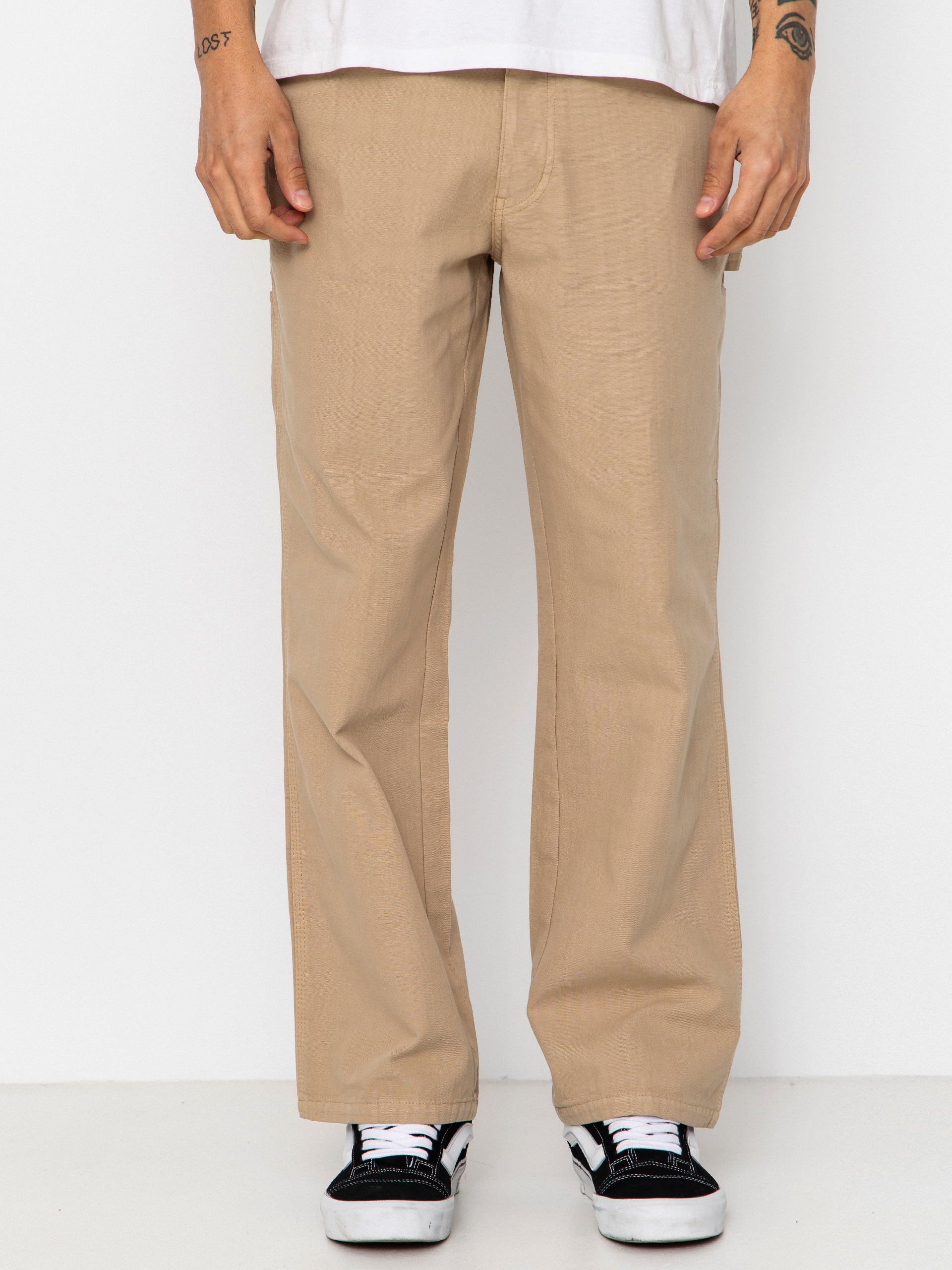 Deus Ex Machina Big Fella Chambray Kisnadrág (safari)