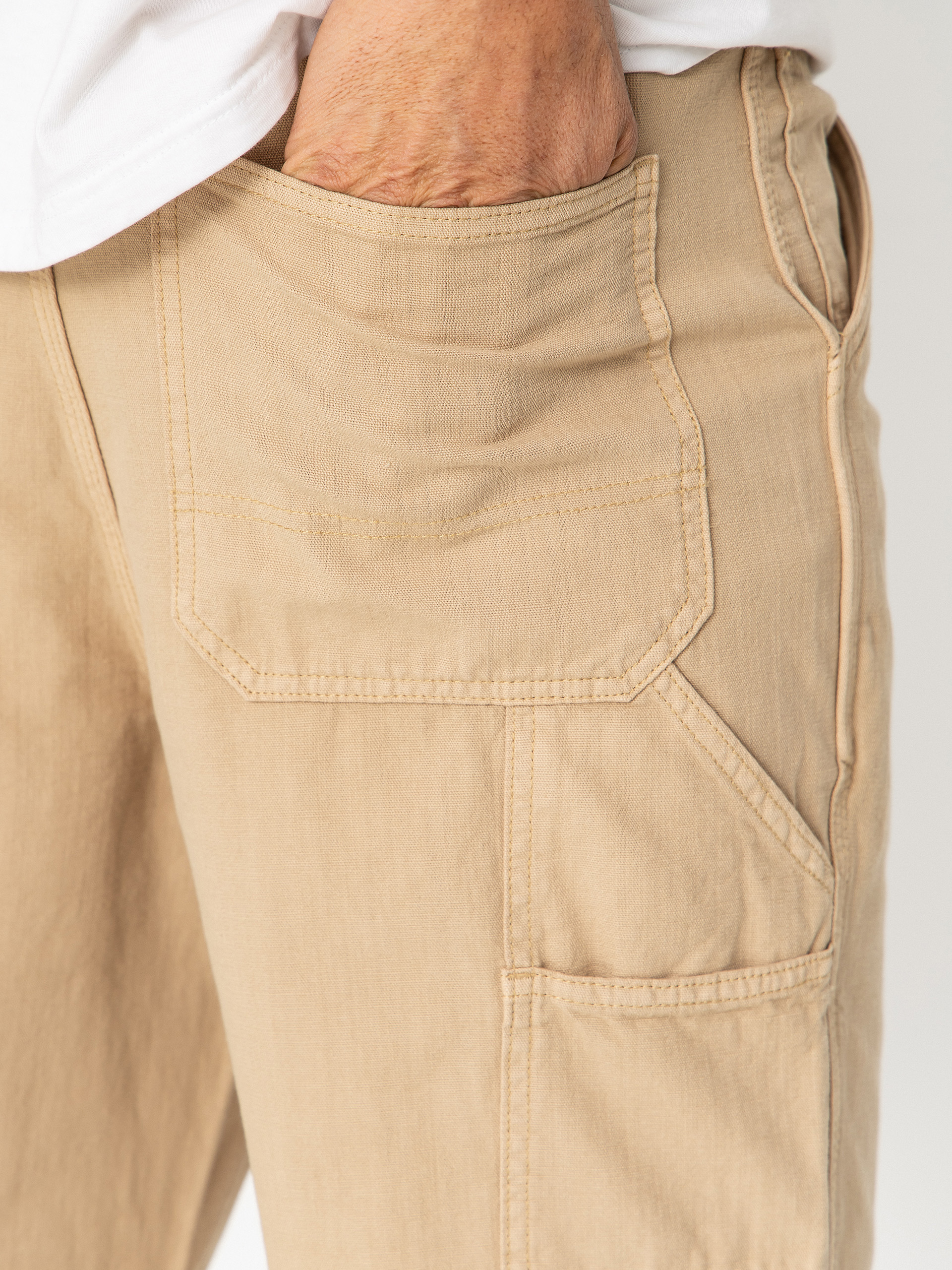 Deus Ex Machina Big Fella Chambray Kisnadrág (safari)