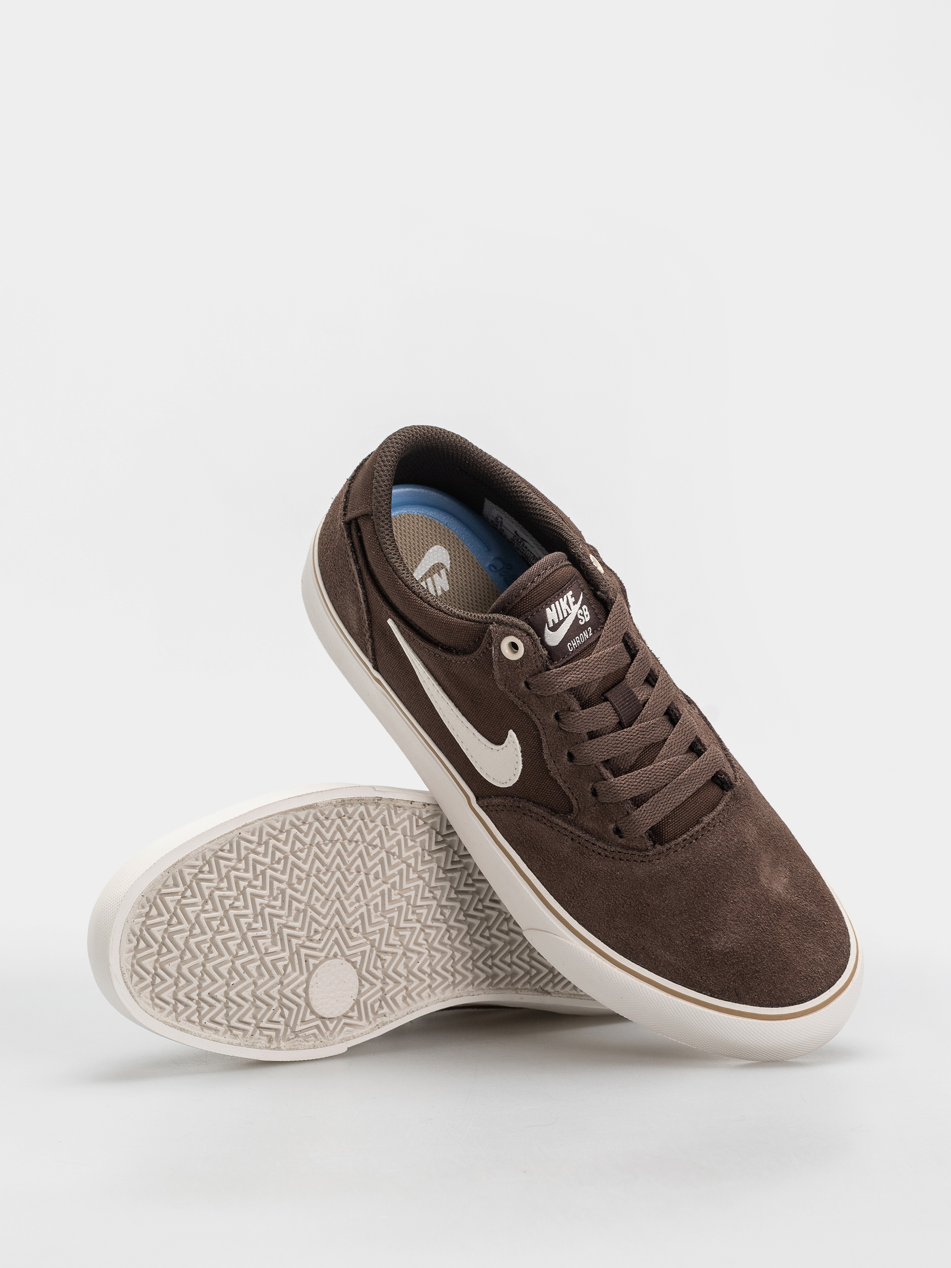 Nike SB Chron 2 Cipők (baroque brown/pale ivory phantom)