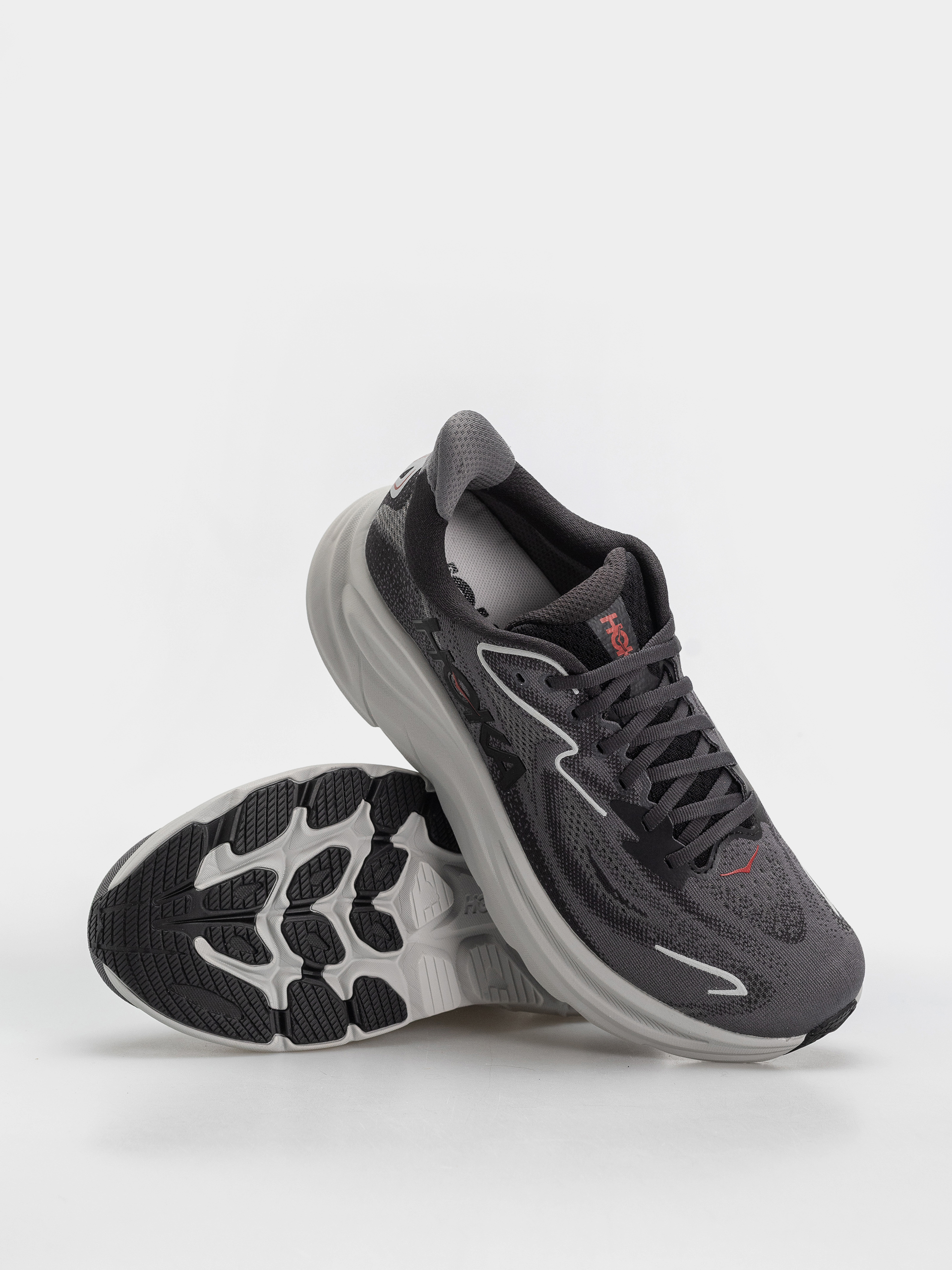 Hoka Clifton 10 Cipők (carbon black/satellite grey)