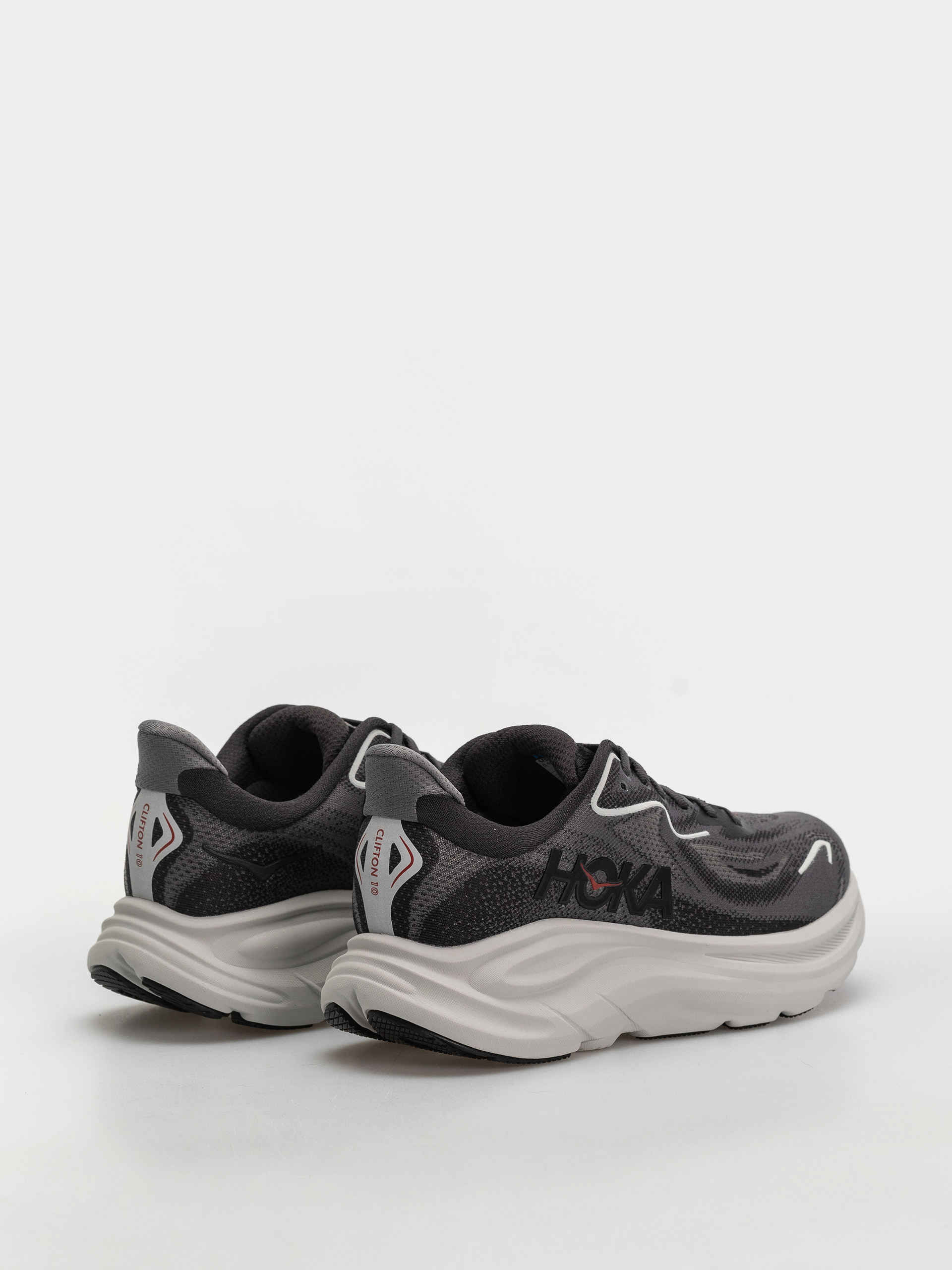 Hoka Clifton 10 Cipők (carbon black/satellite grey)