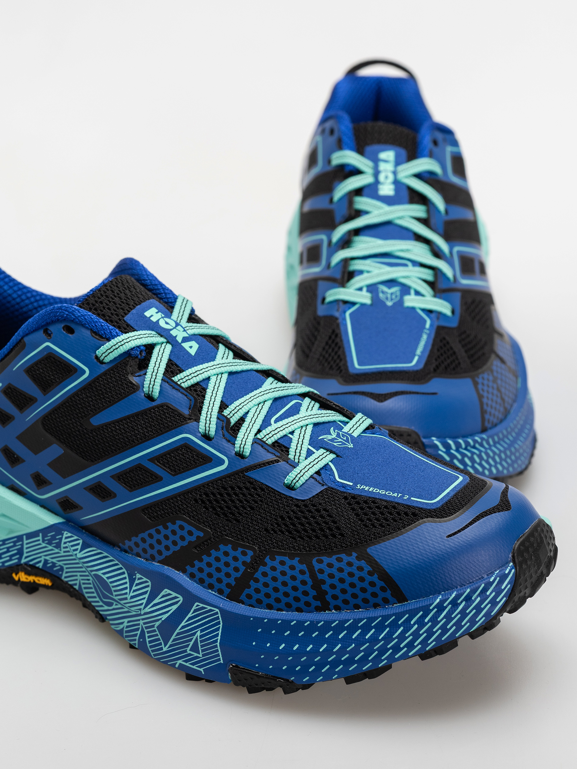 Hoka Speedgoat 2 Cipők (obsidian/ultramarine)