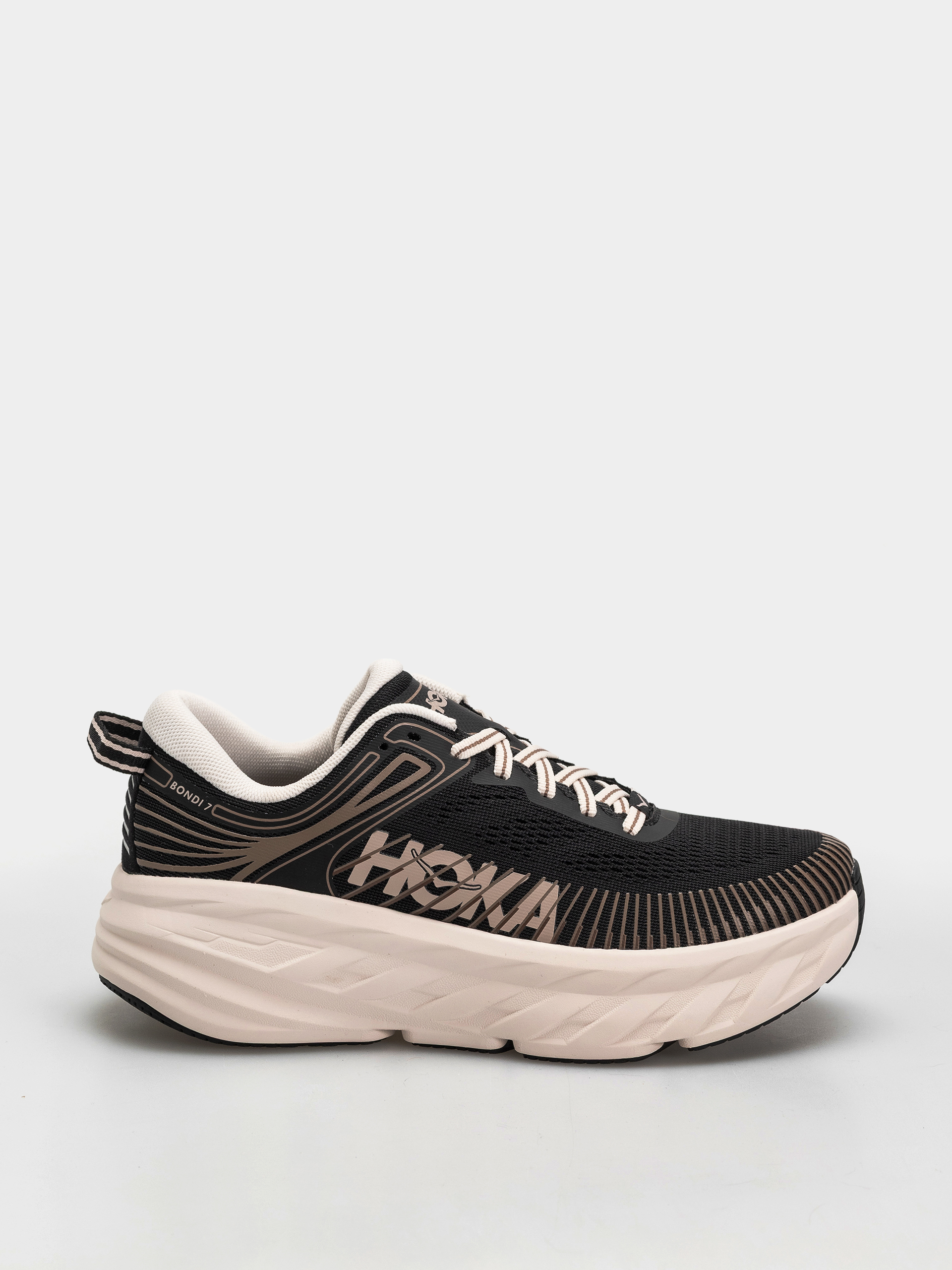 Hoka Bondi 7 Wmn Cipők (black/rose cream)