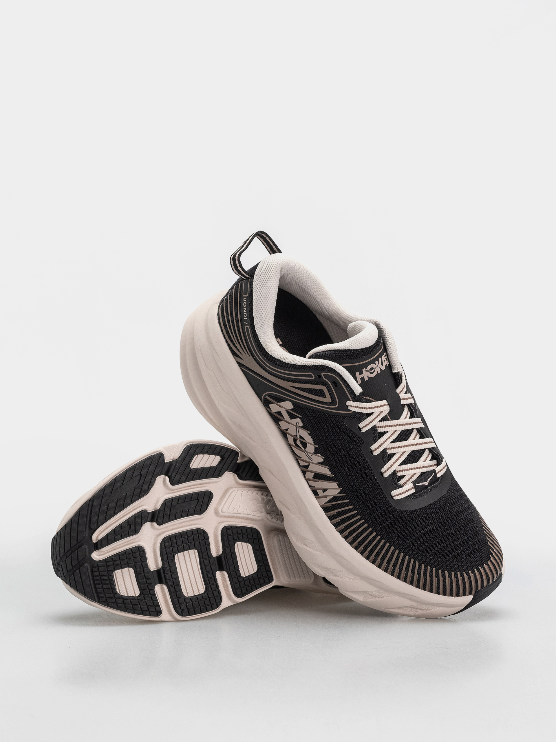 Hoka Bondi 7 Wmn Cipők (black/rose cream)