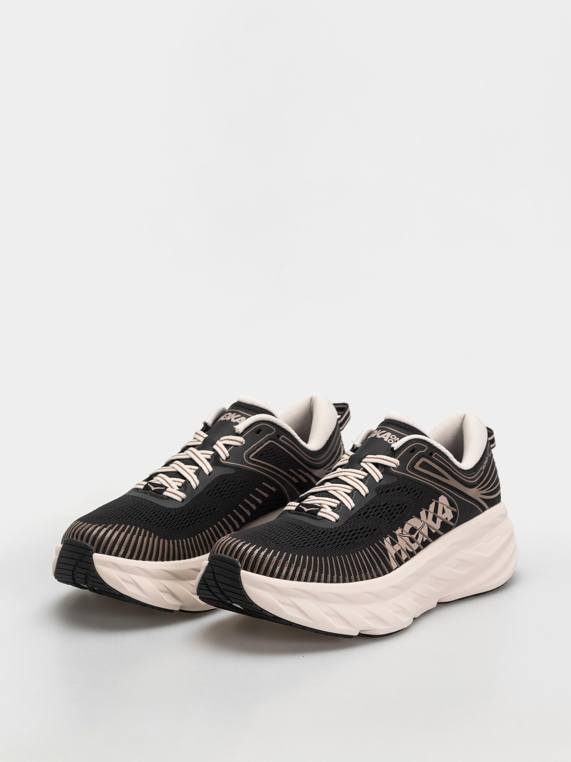 Hoka Bondi 7 Wmn Cipők (black/rose cream)