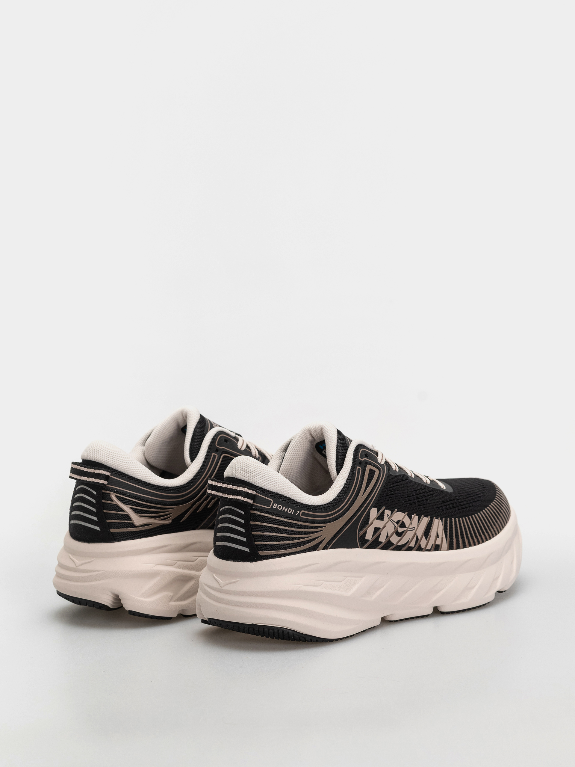 Hoka Bondi 7 Wmn Cipők (black/rose cream)