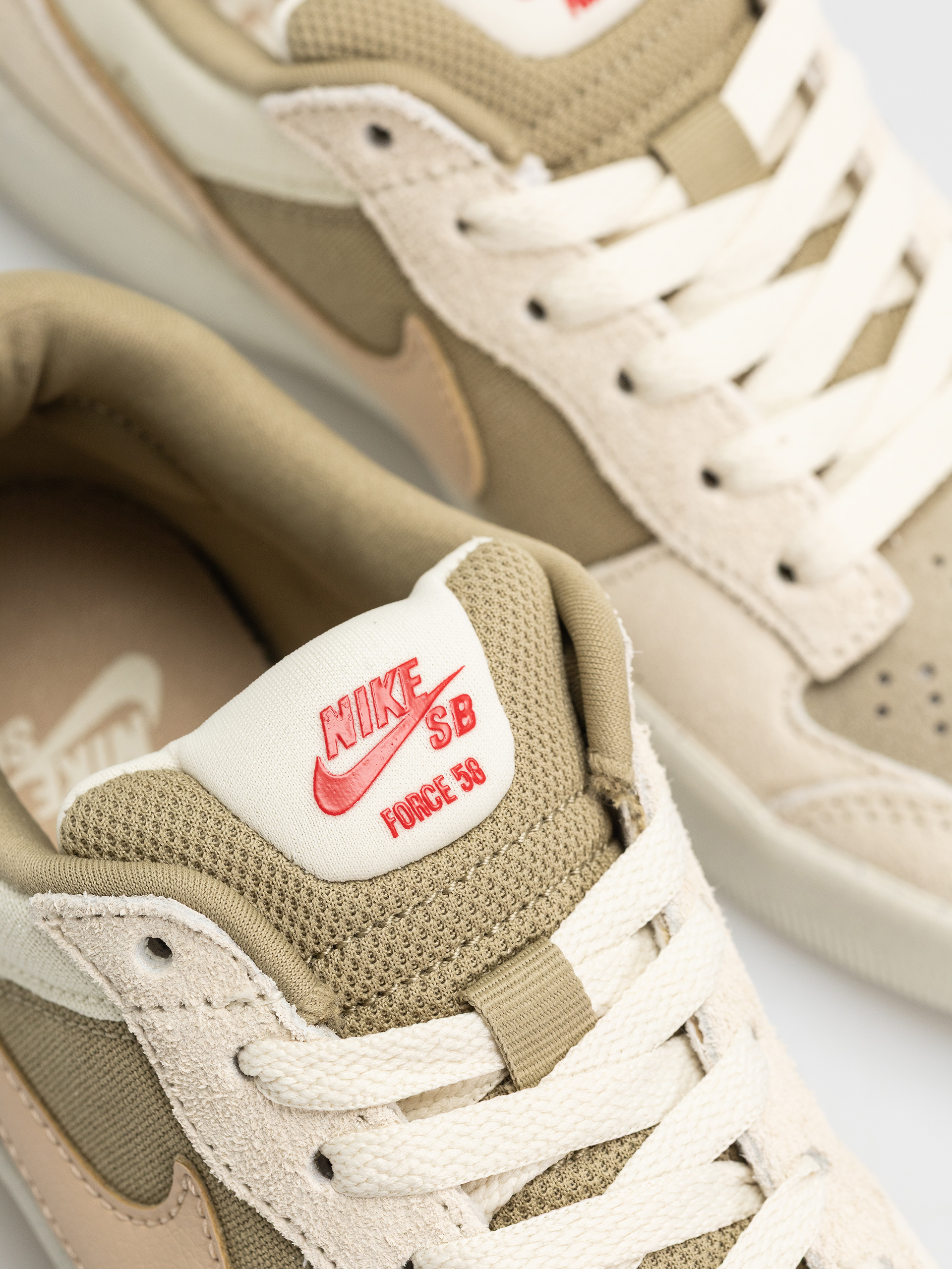 Nike SB Force 58 Cipők (coconut milk/linen/neutral olive)