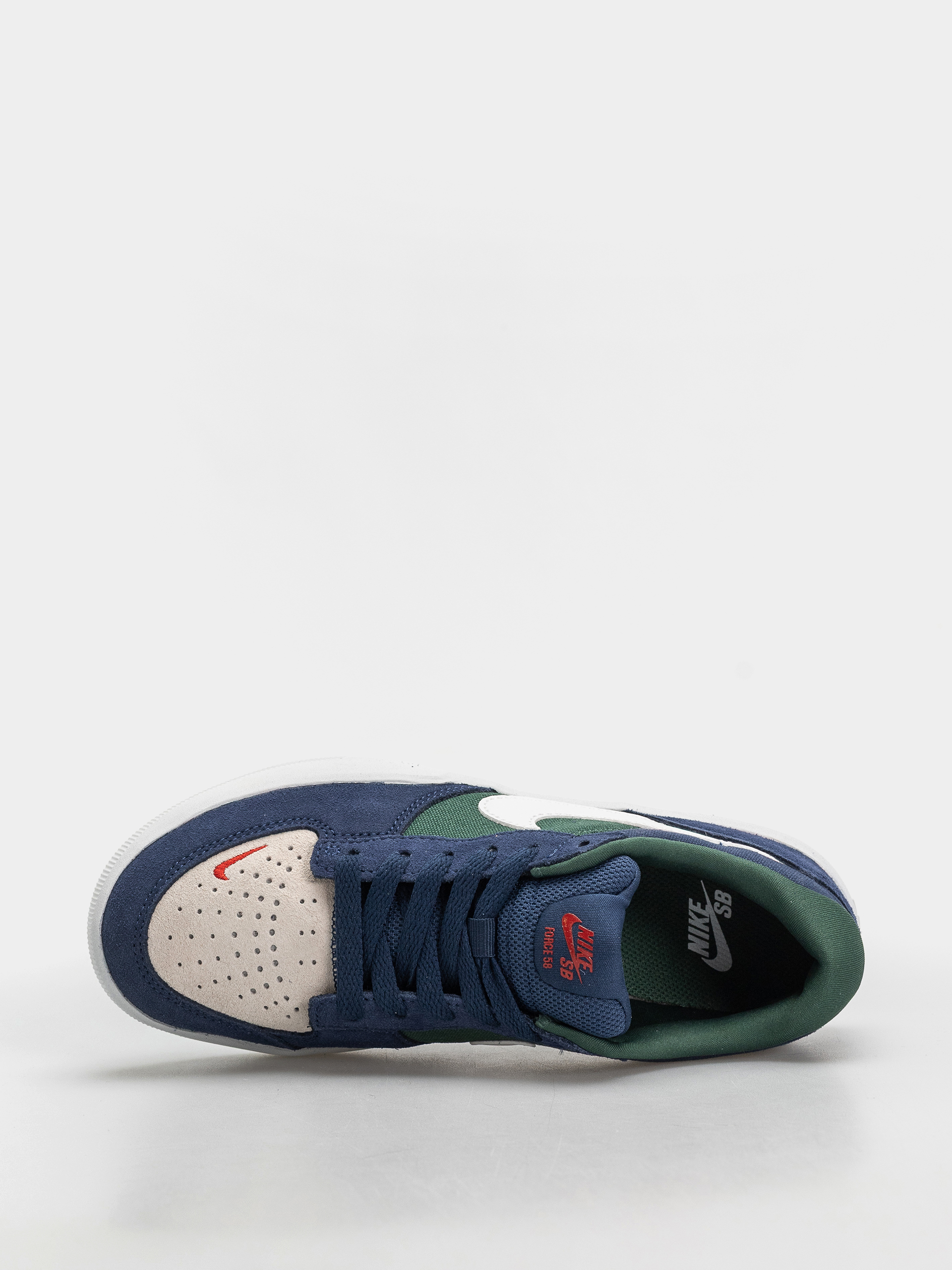 Nike SB Force 58 Cipők (navy/summit white/noble green/white)