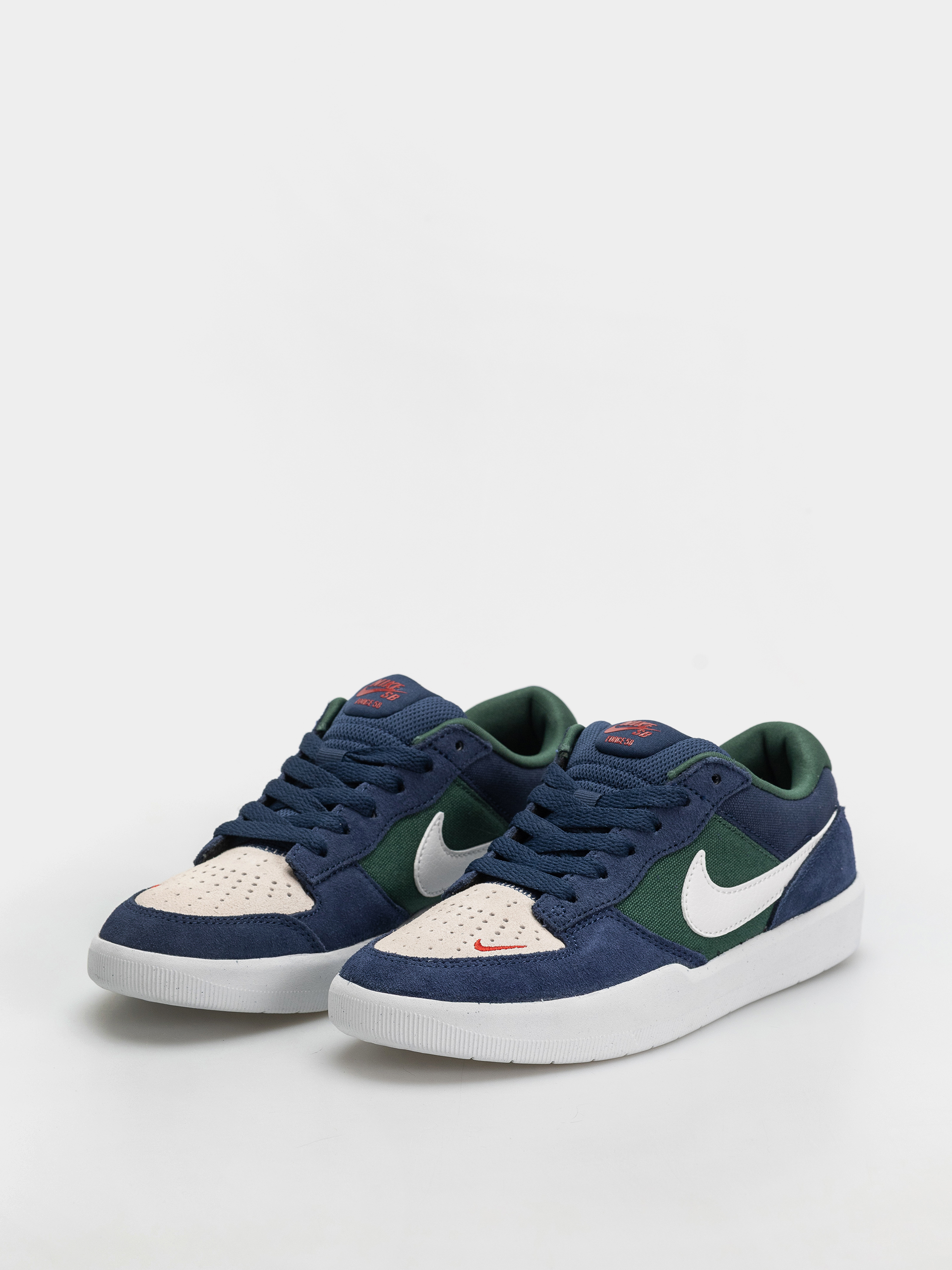 Nike SB Force 58 Cipők (navy/summit white/noble green/white)