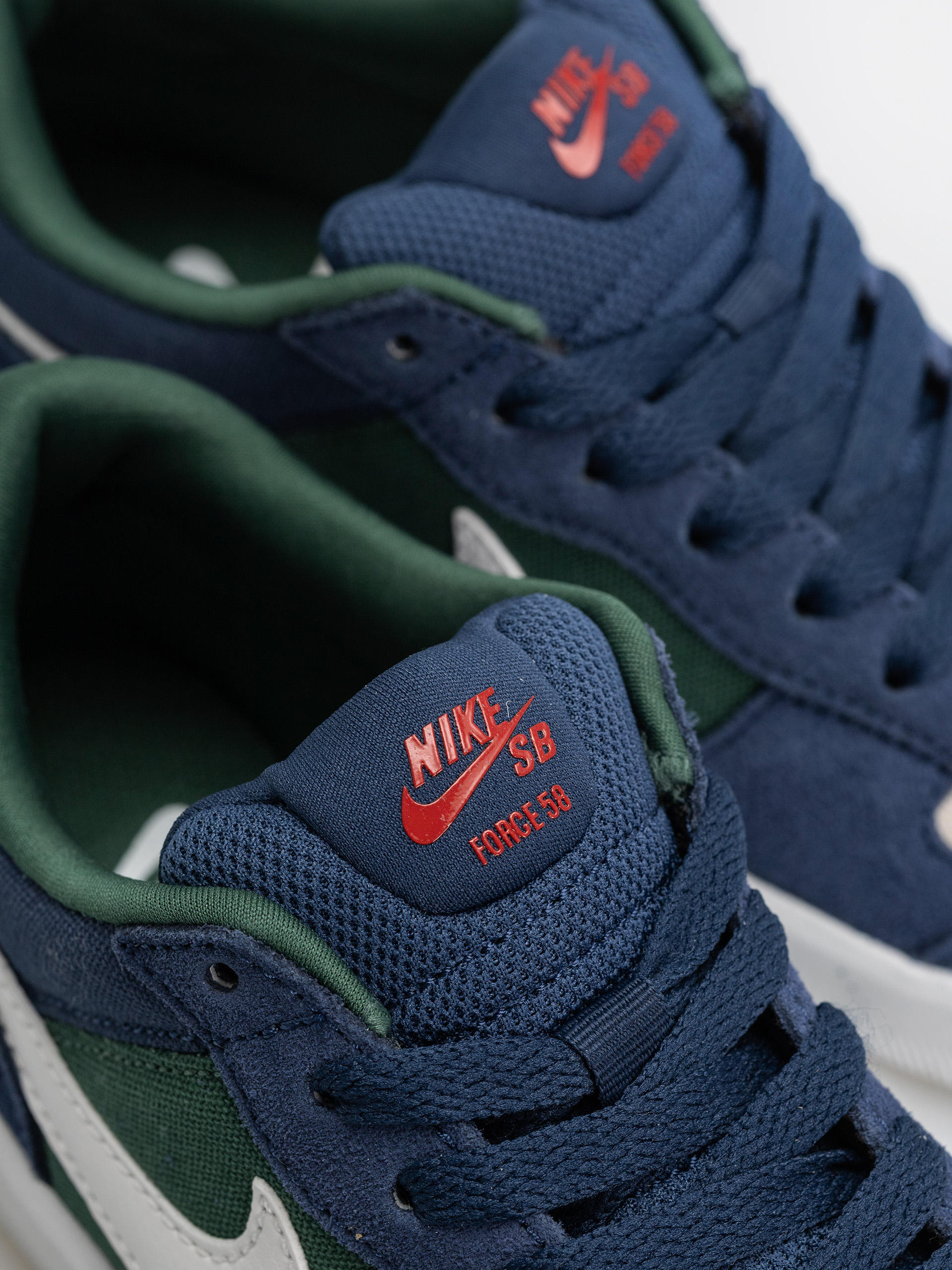 Nike SB Force 58 Cipők (navy/summit white/noble green/white)