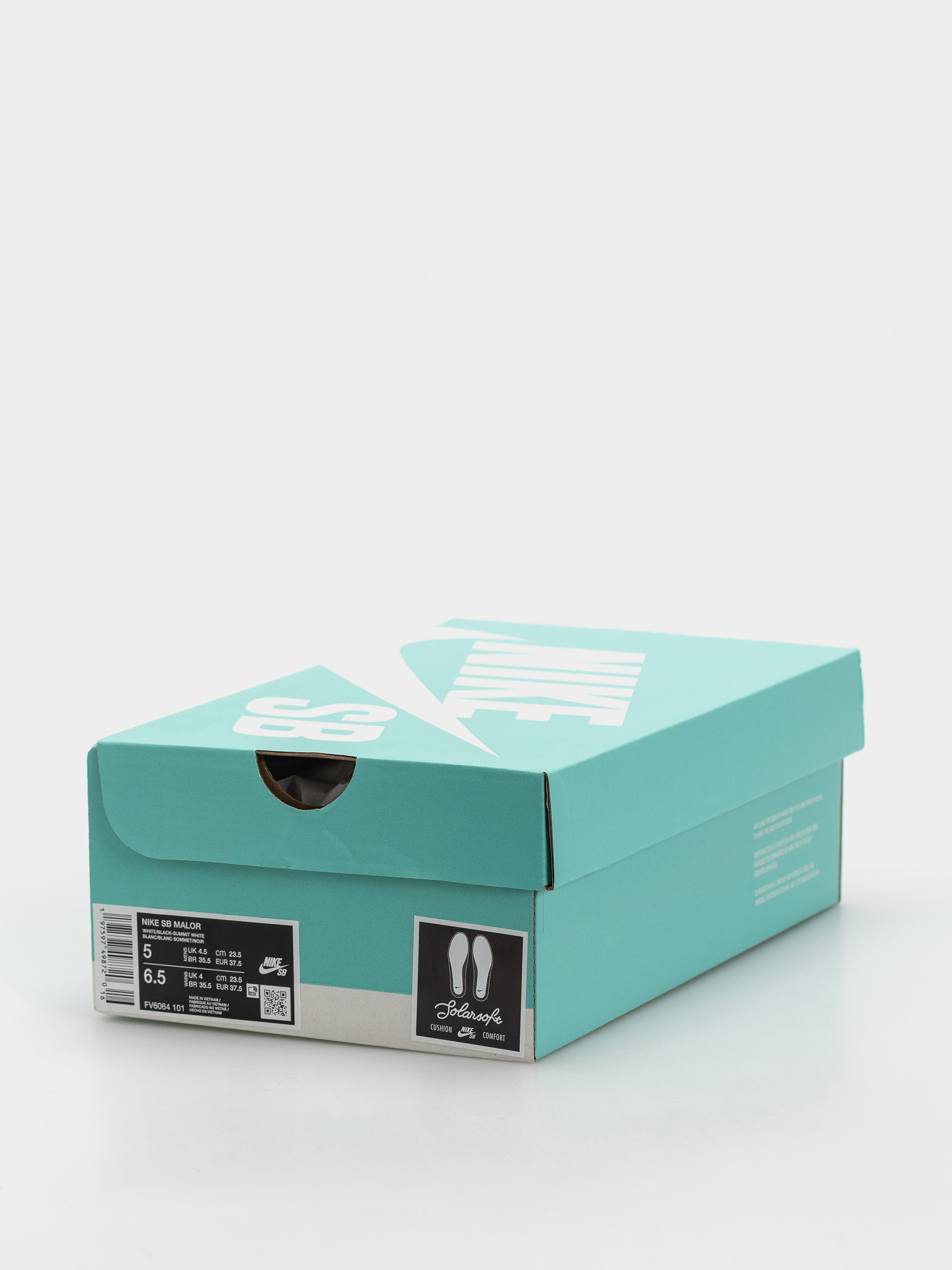 Nike SB Malor Cipők (white/black/summit white/gum light brown)