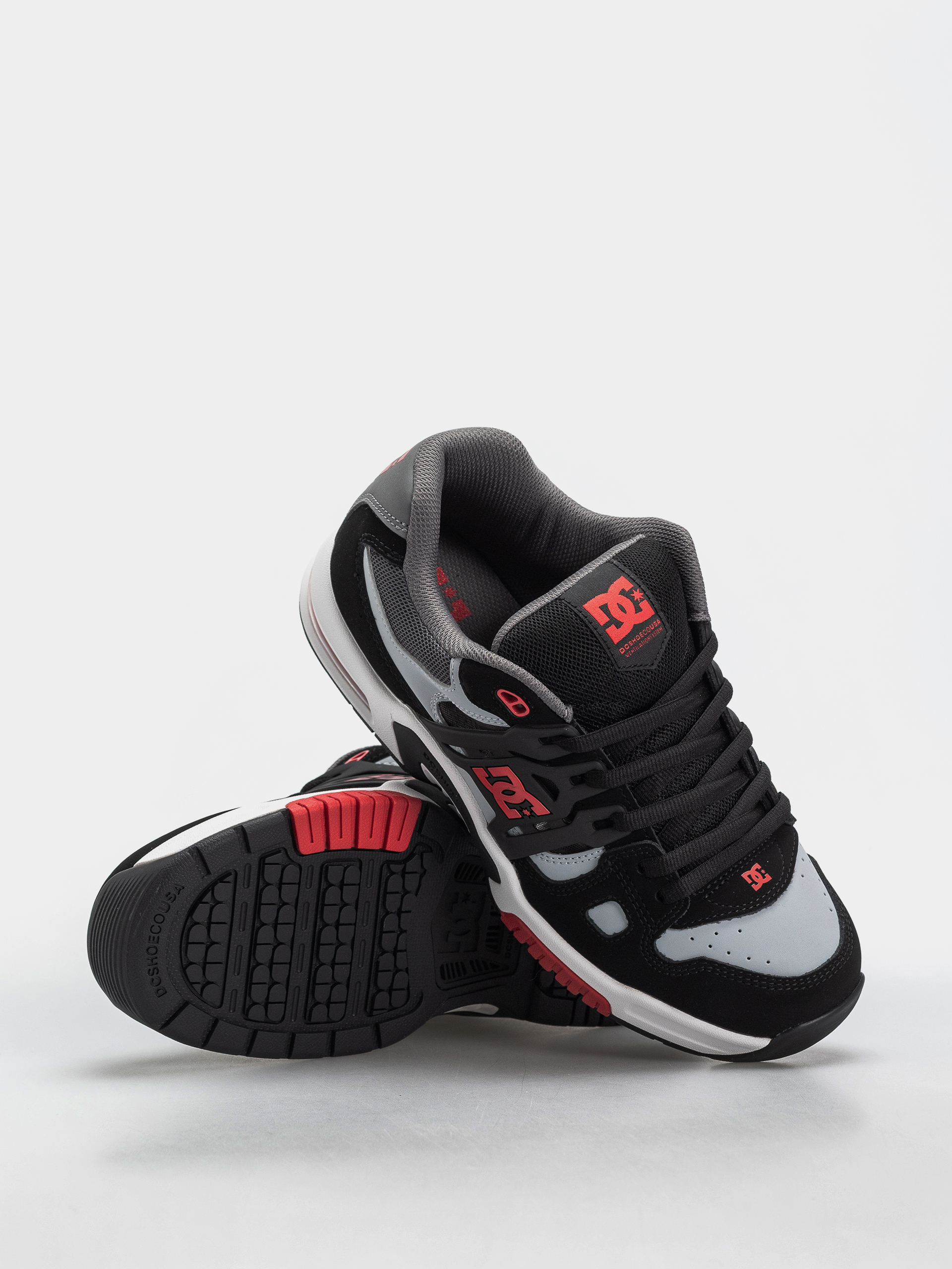 DC At 2 Cipők (black/grey/red)