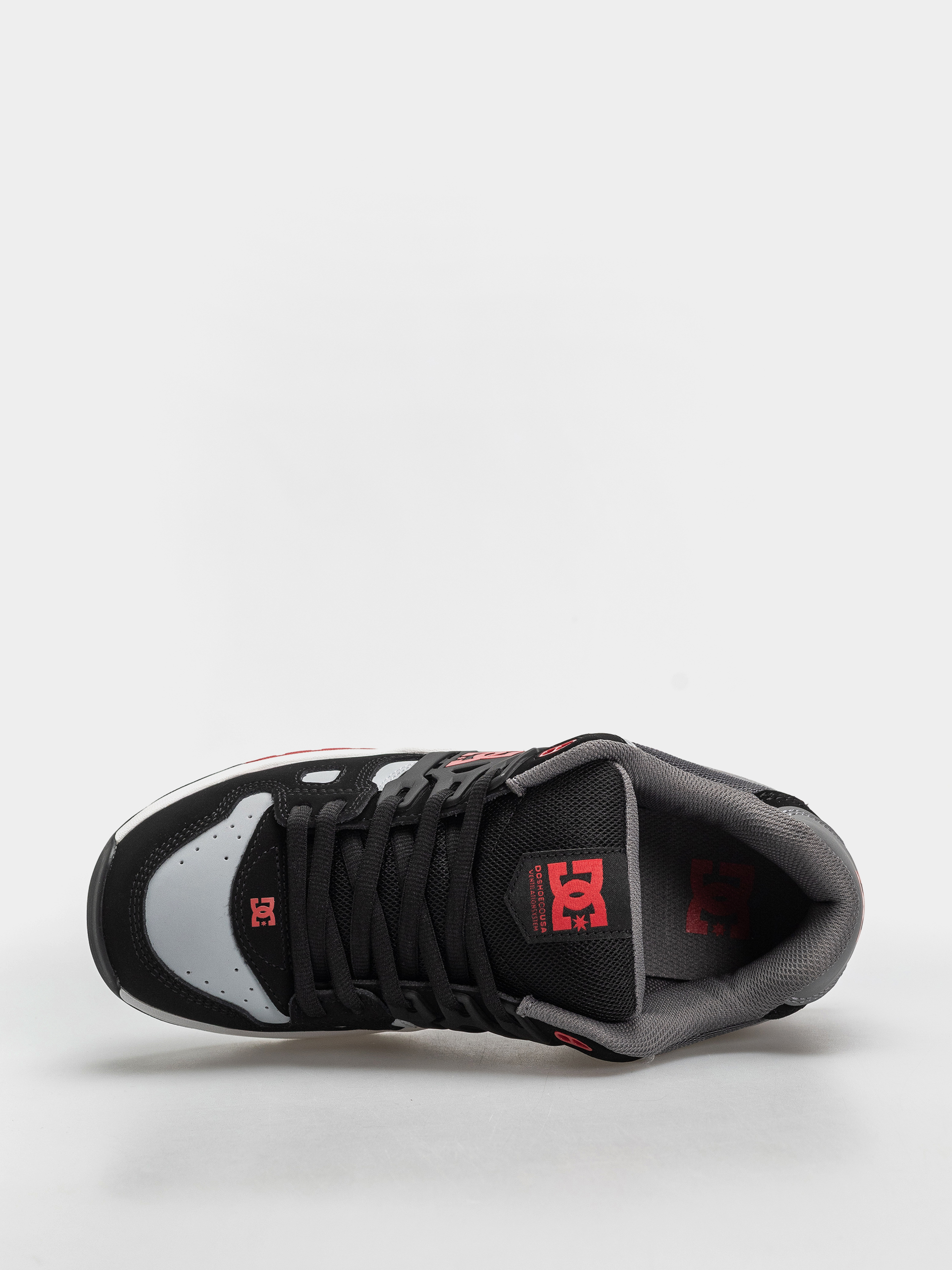 DC At 2 Cipők (black/grey/red)