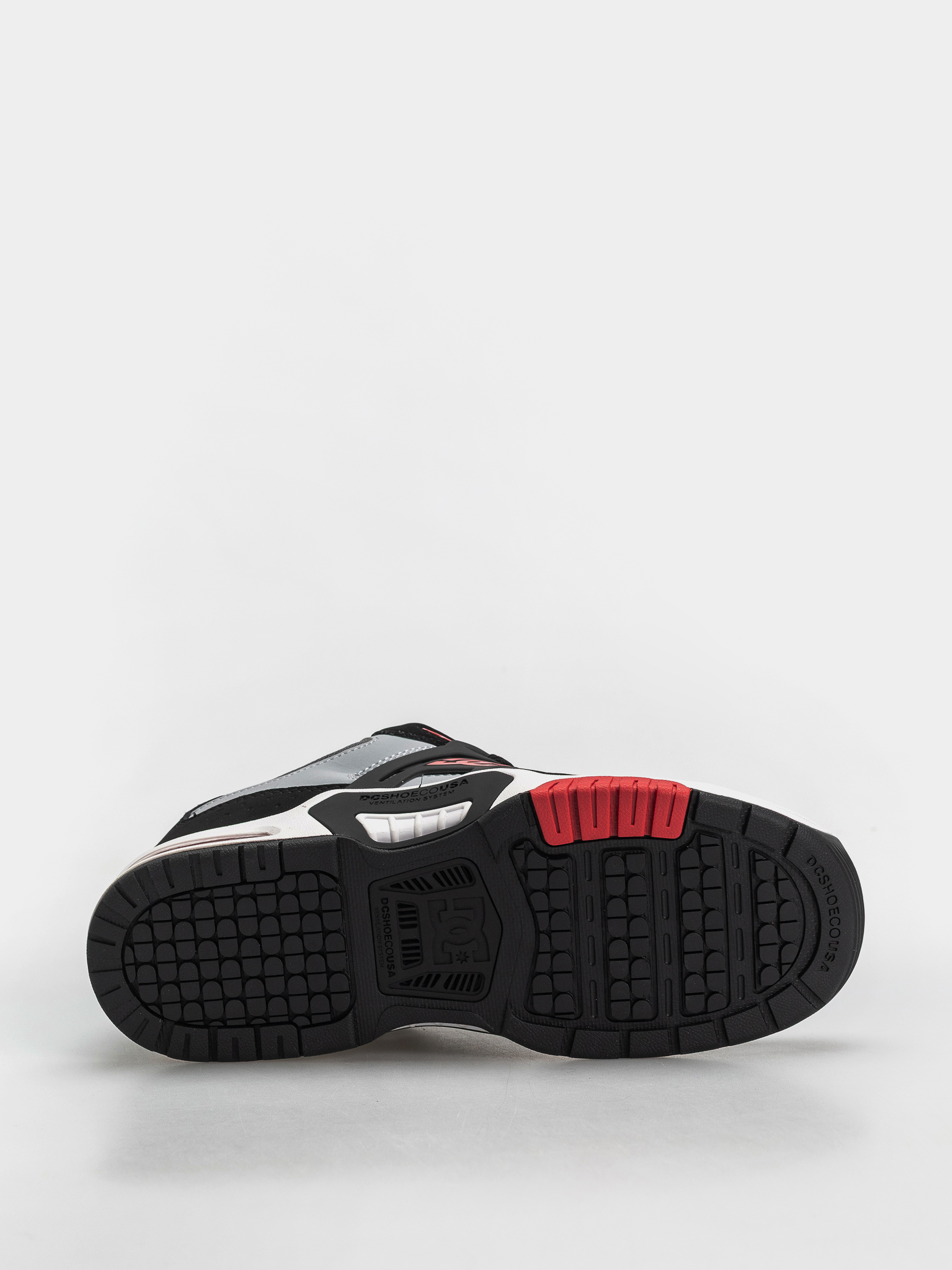 DC At 2 Cipők (black/grey/red)