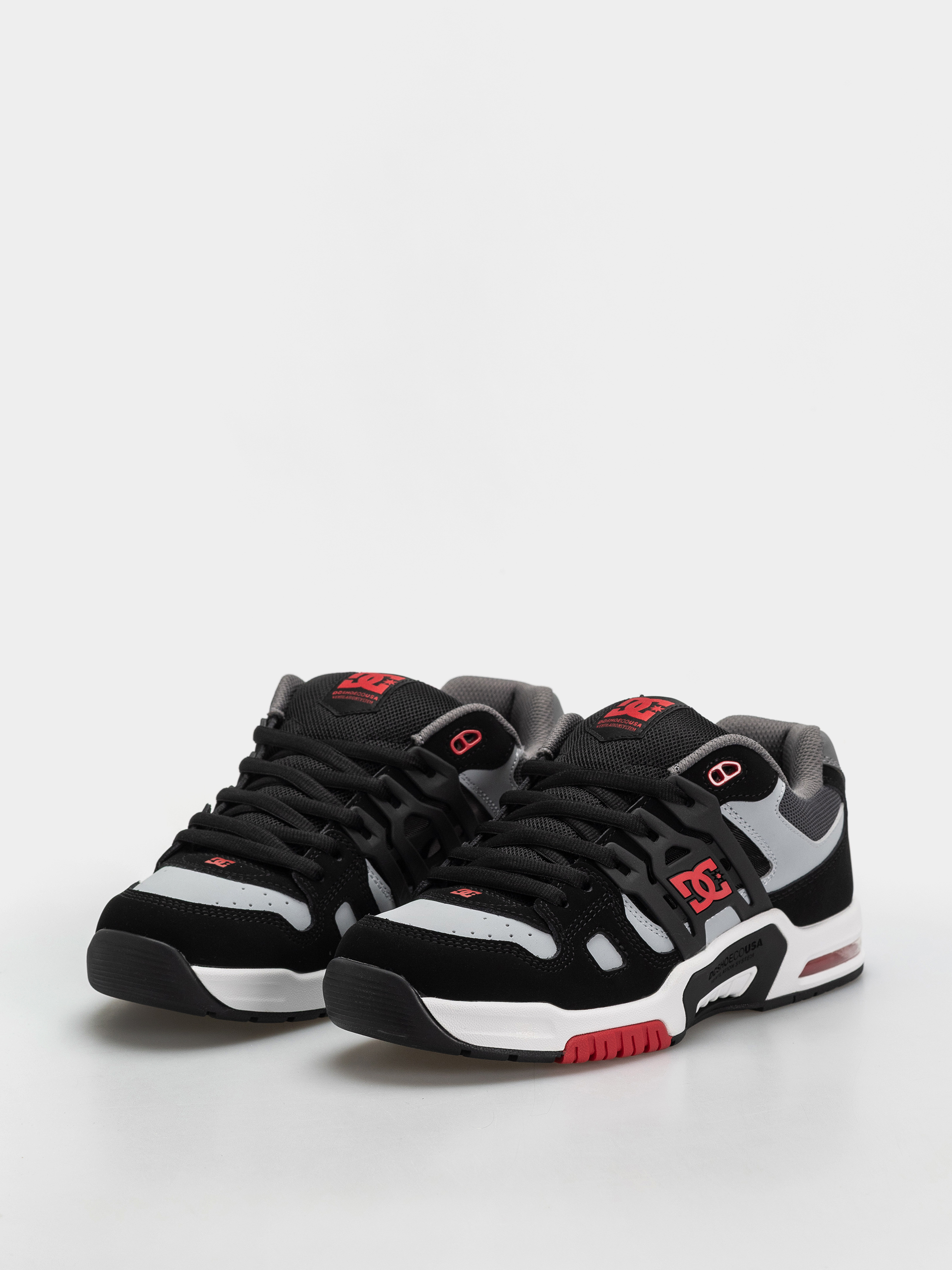 DC At 2 Cipők (black/grey/red)