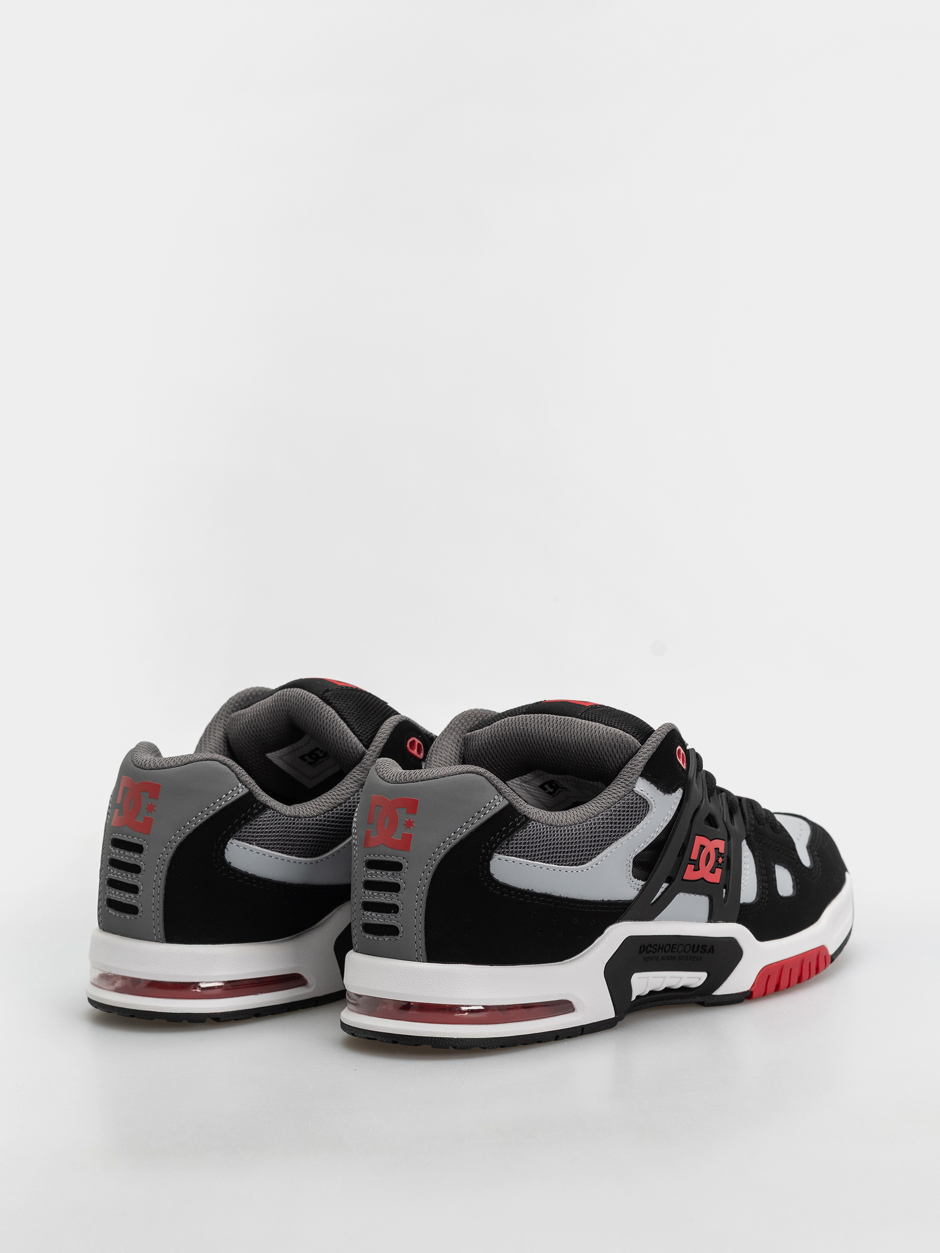 DC At 2 Cipők (black/grey/red)