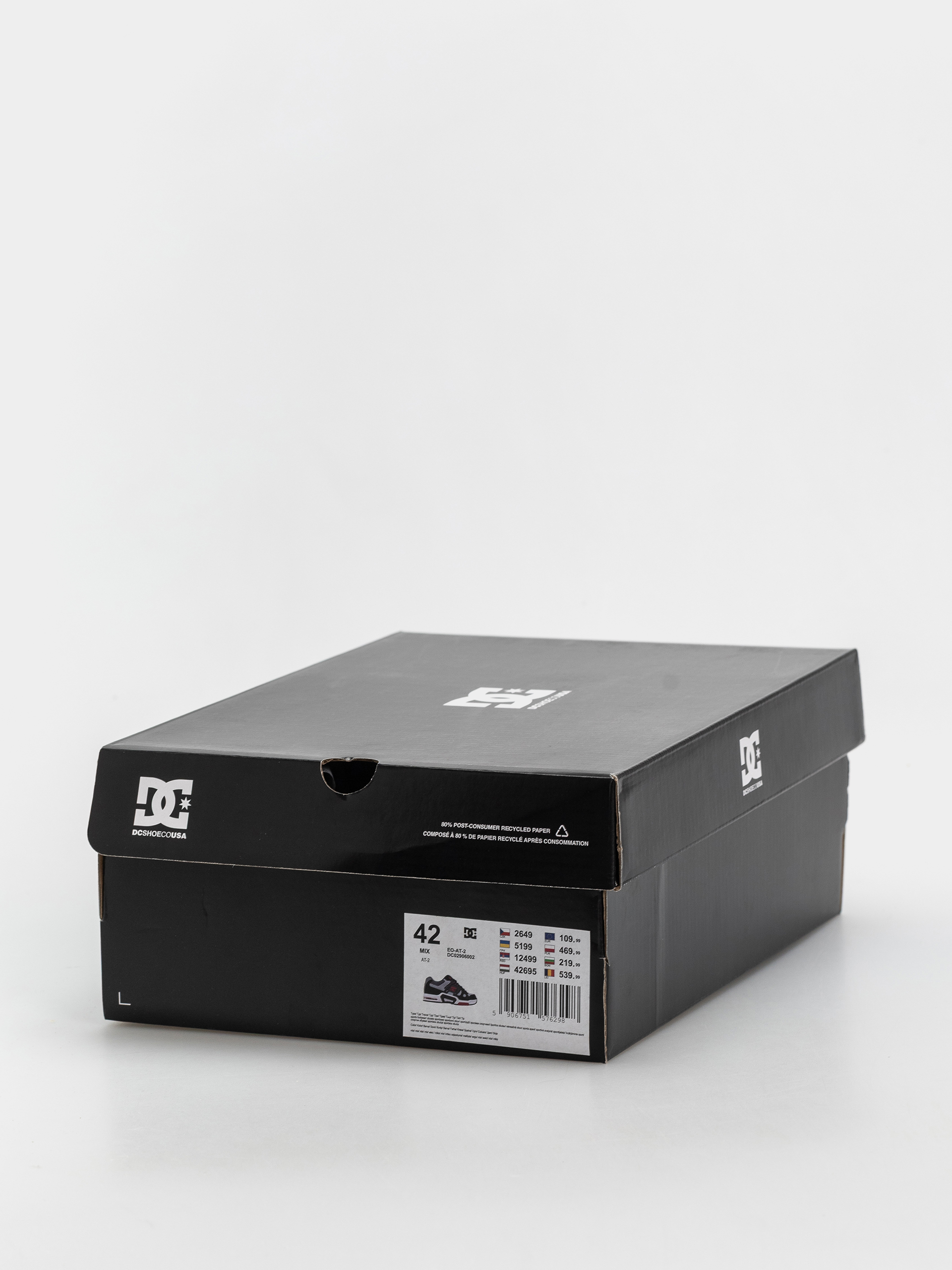 DC At 2 Cipők (black/grey/red)