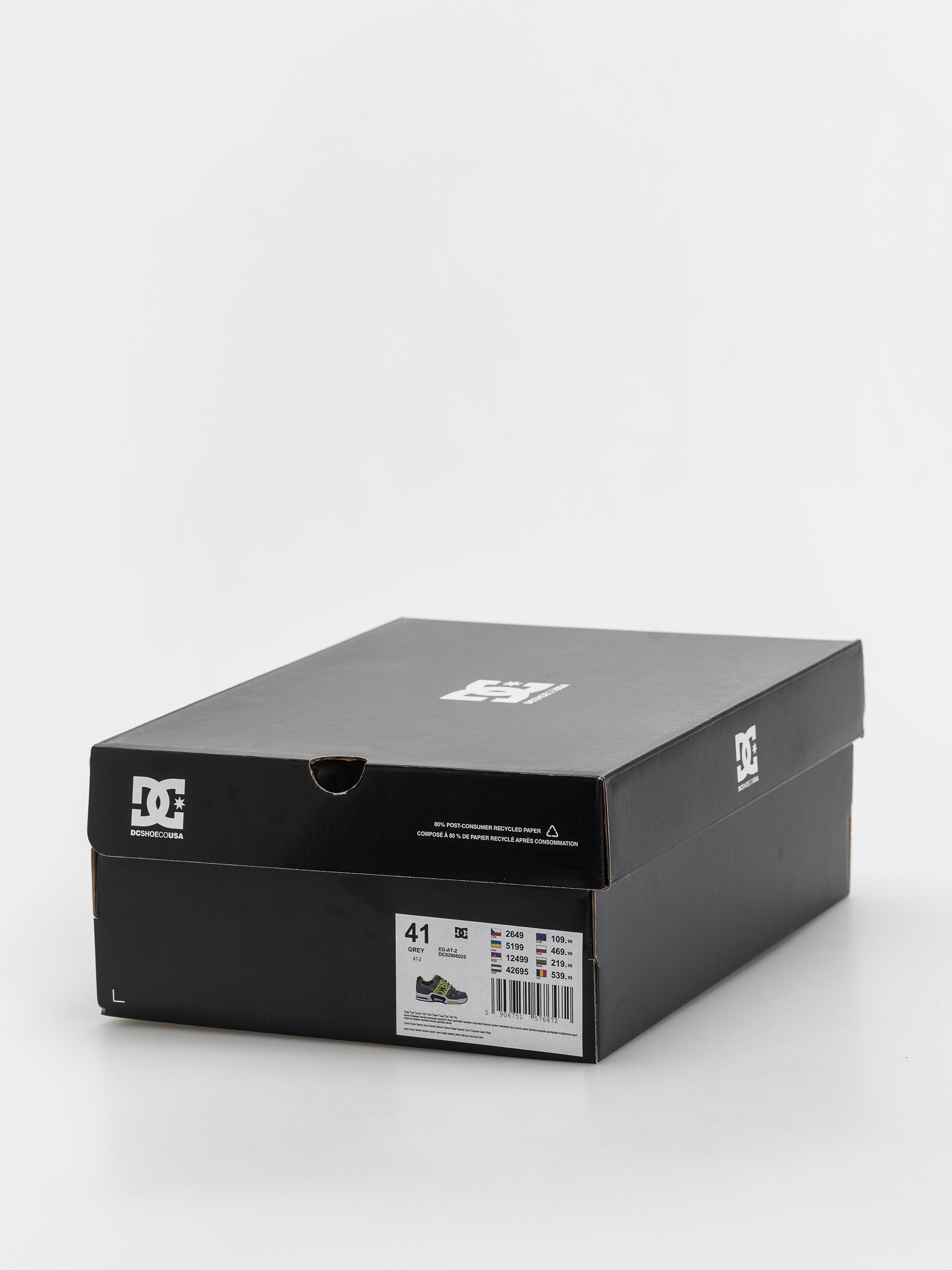 DC At 2 Cipők (grey/black/lime)