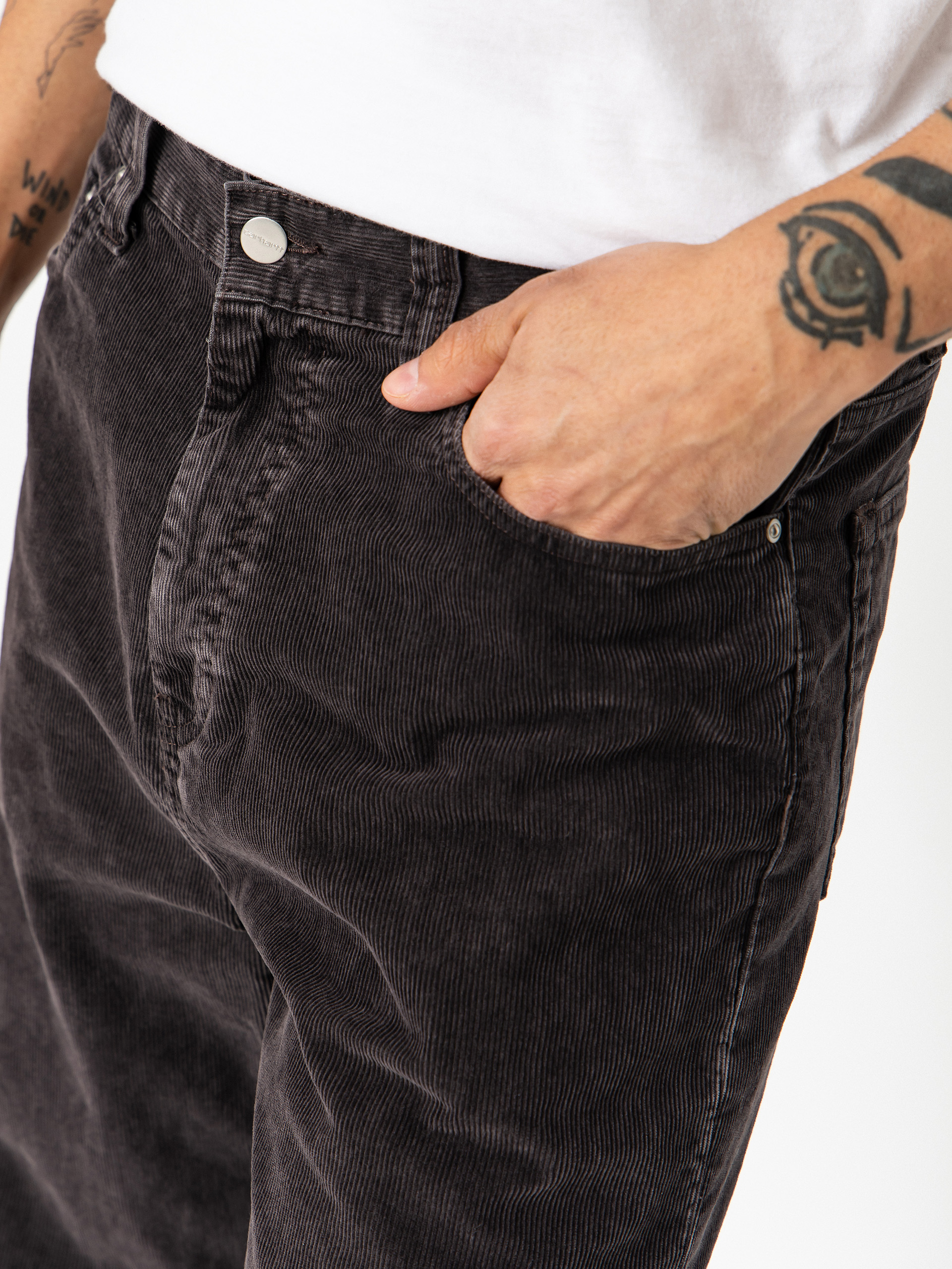 Kisnadrág Carhartt WIP Aaron (shale)
