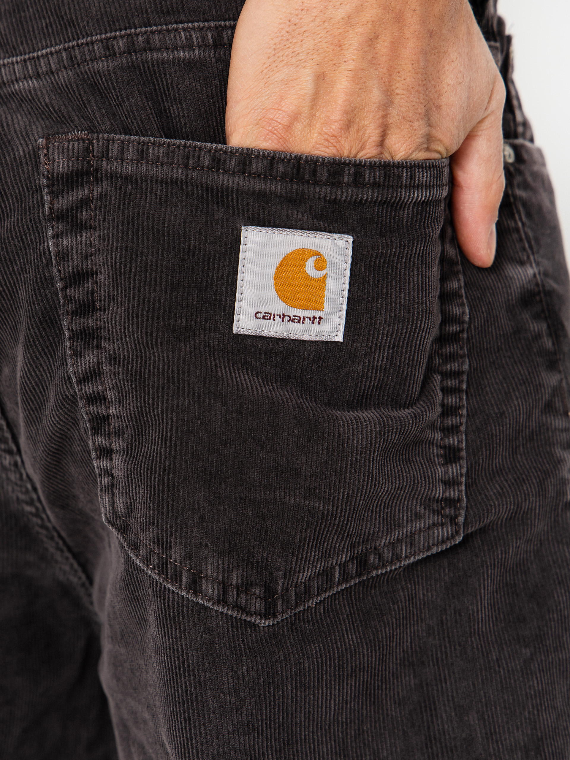 Kisnadrág Carhartt WIP Aaron (shale)