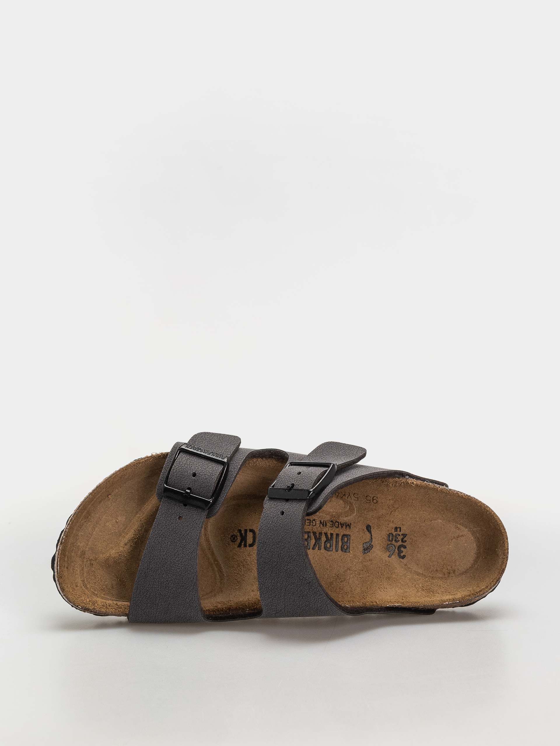 Flip-flop papucsok Birkenstock Arizona Birkibuc Narrow (velvet gray/black)