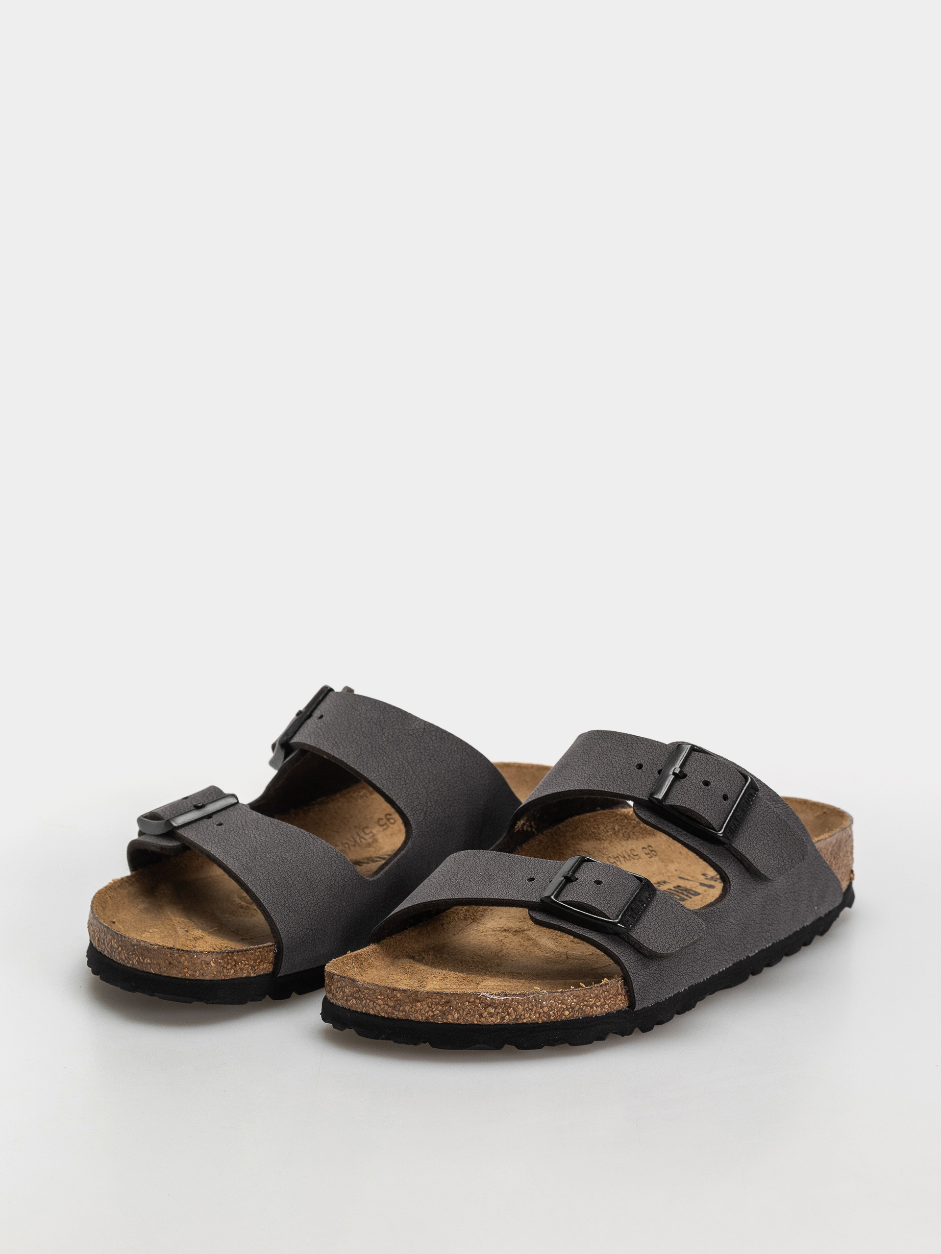 Flip-flop papucsok Birkenstock Arizona Birkibuc Narrow (velvet gray/black)
