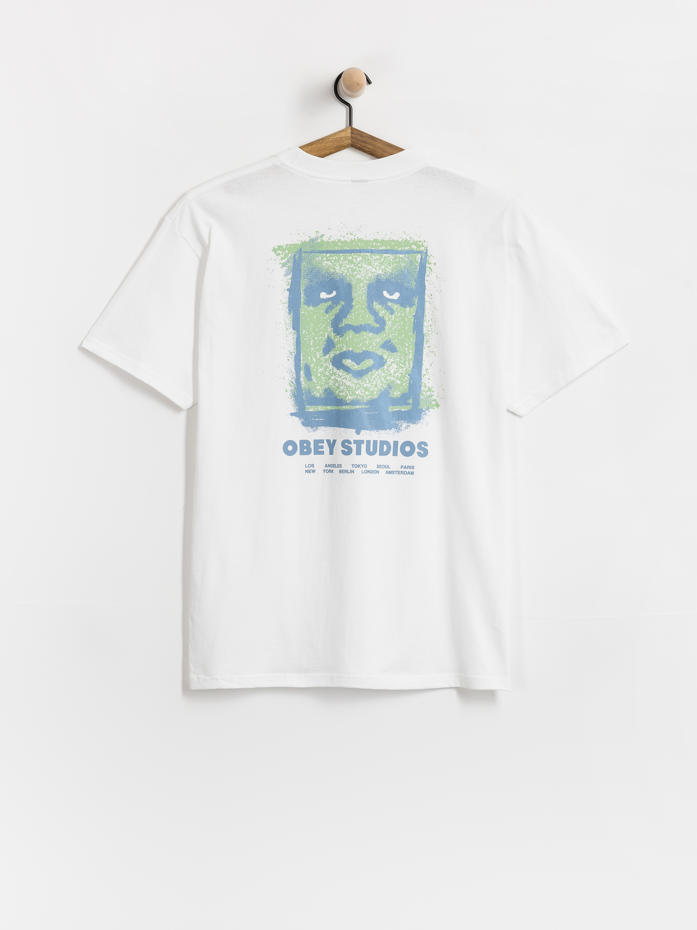 Póló OBEY Chalky Icon (white)